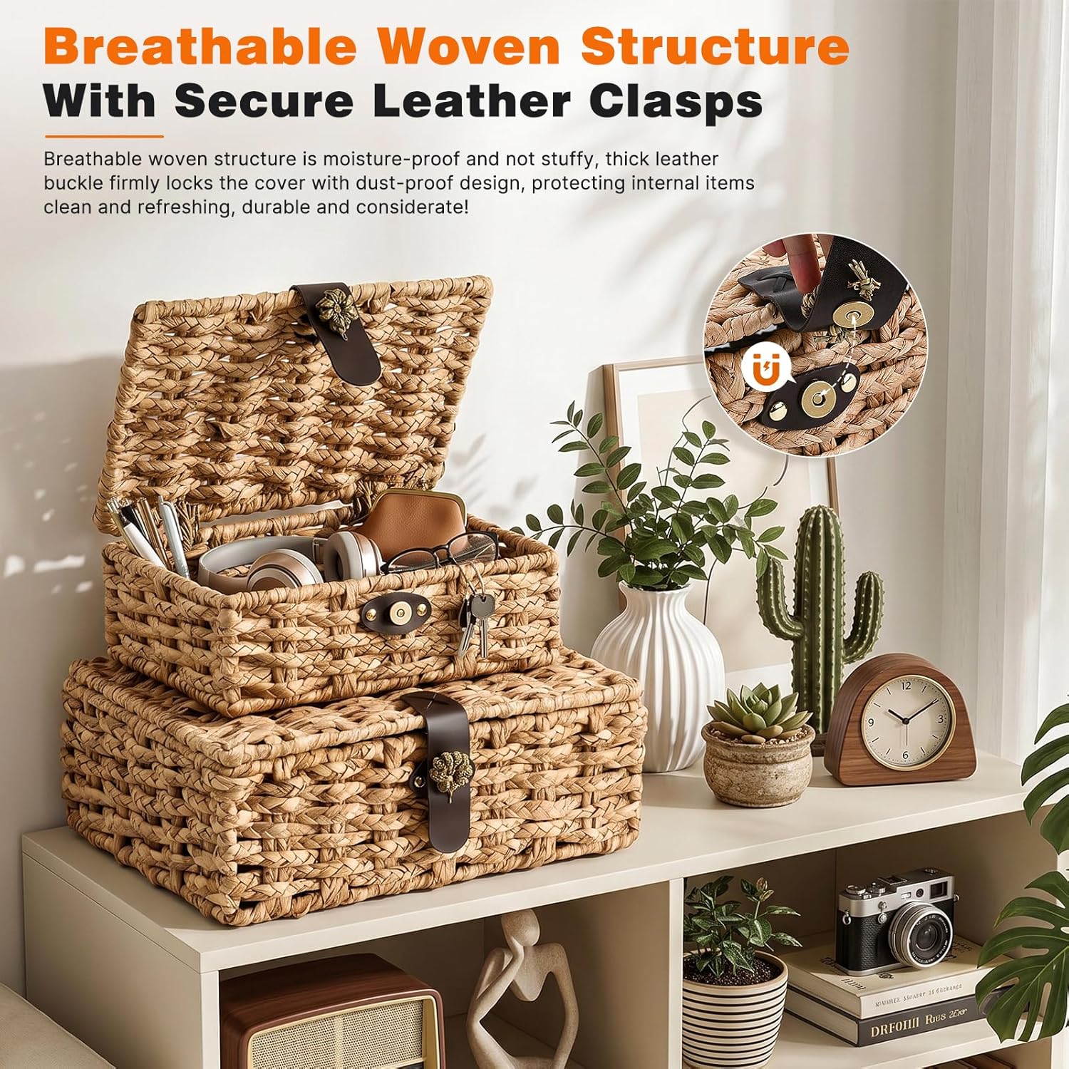2-Piece Woven Storage Boxes