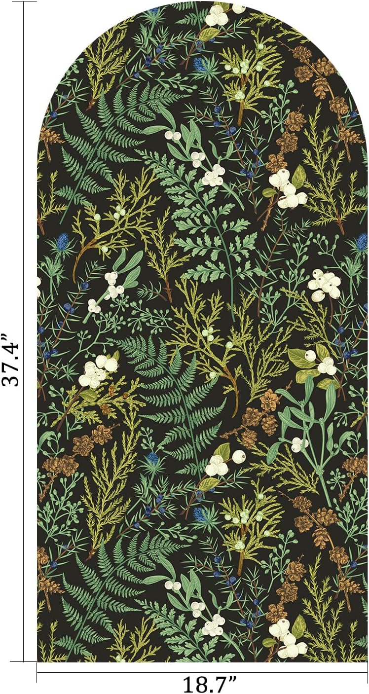 Vintage Floral and Fern Peel and Stick Wallpaper