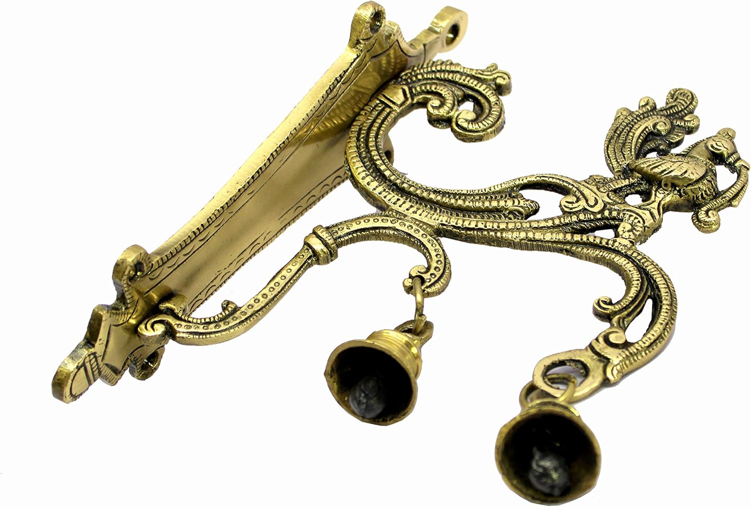 Brass Wall Bracket Wall Hanger for Hanging Diya Lamp / 8.5" Inches