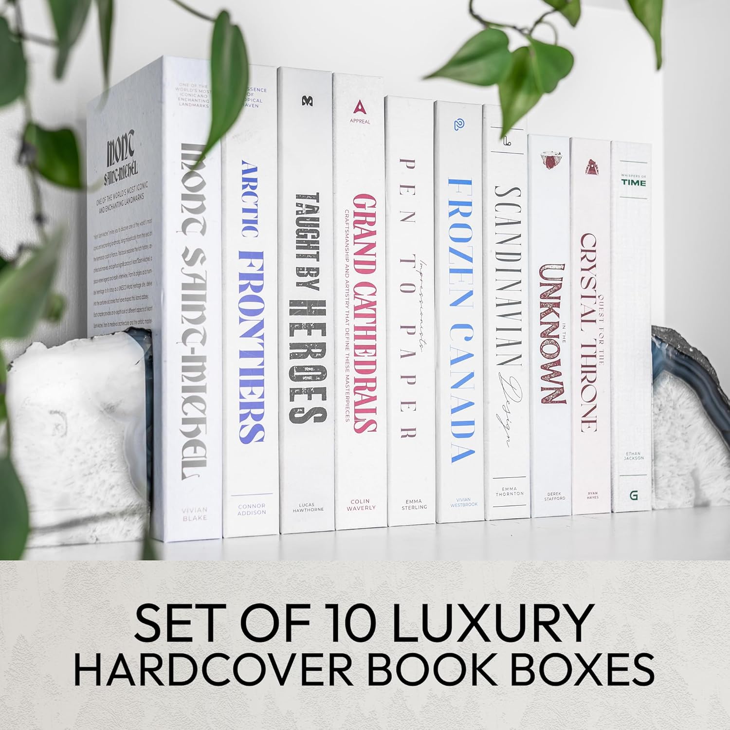 10 Book Set / White / 10 Books