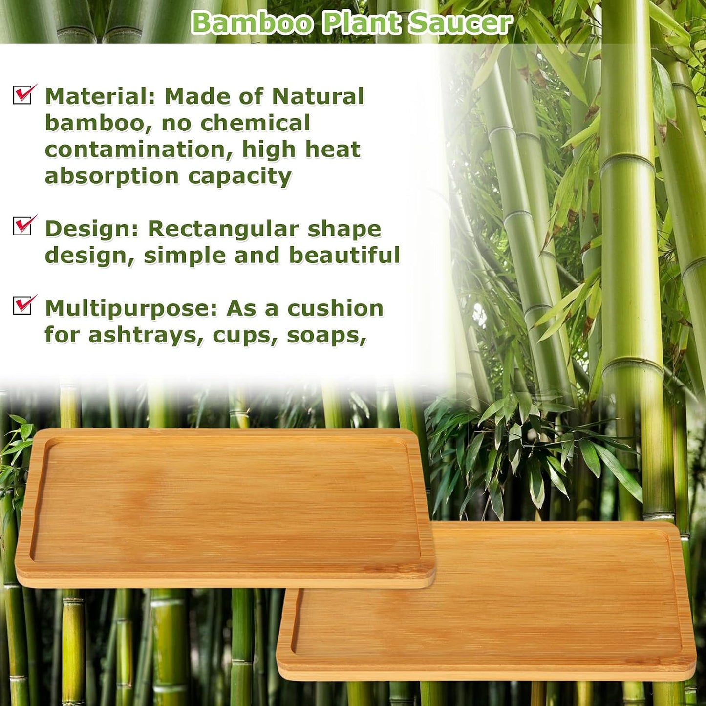 Plants / Candles / 7 x 3.4 / Set of 10