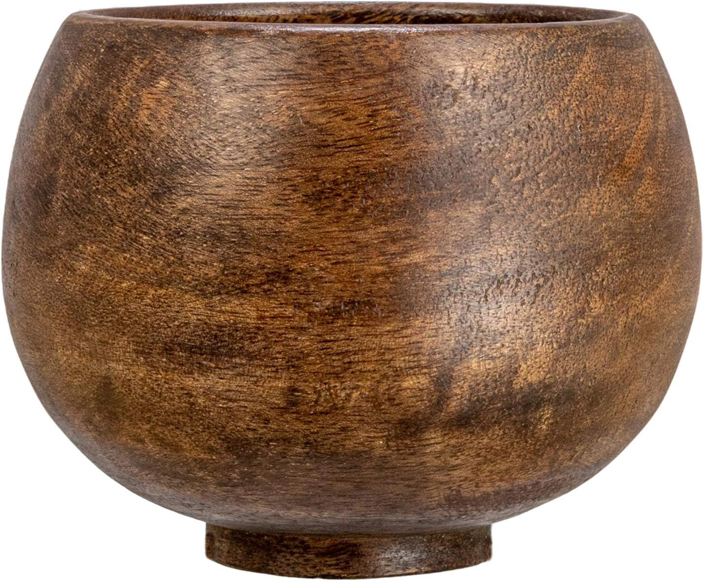 Mango Wood Bowl / Walnut Finish