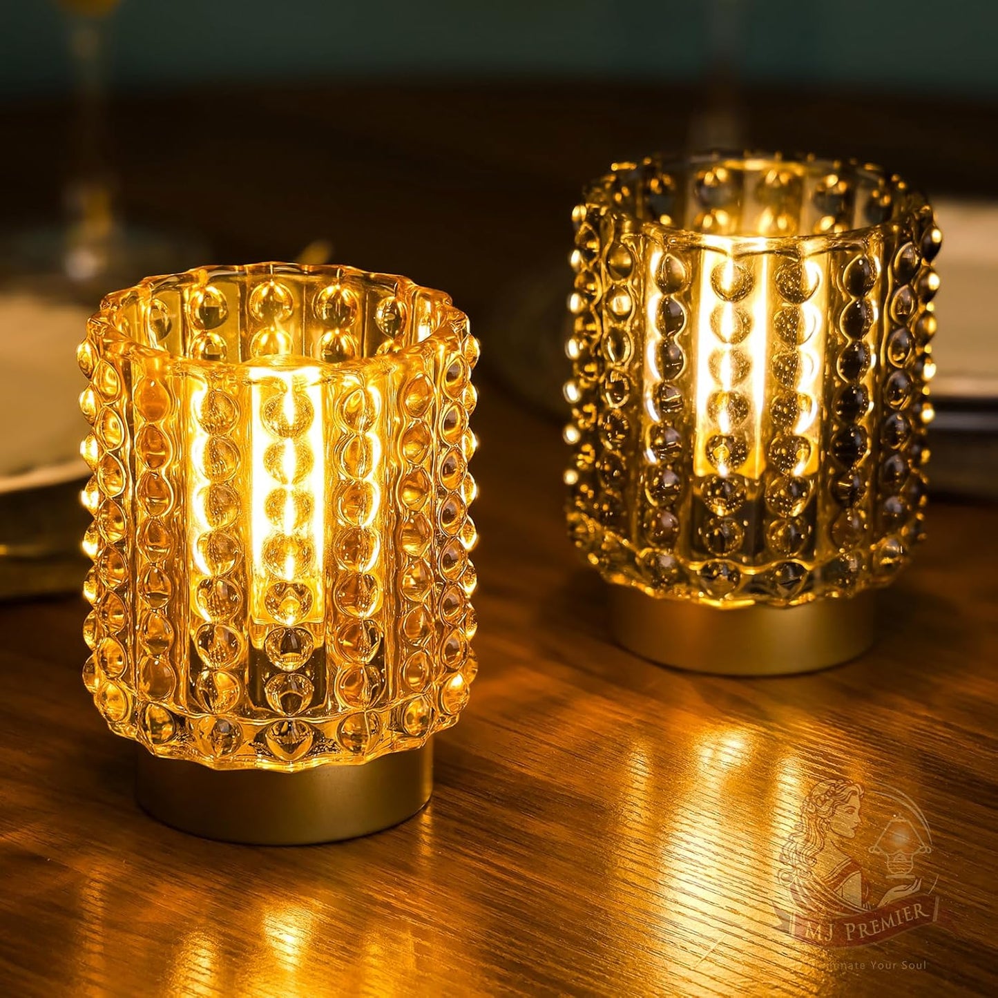 Battery Operated Lamp / Yellow