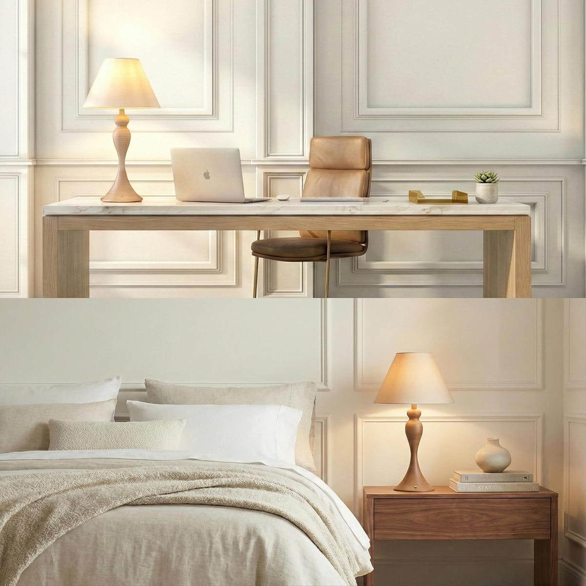 O'Bright Ember Rechargeable Table Lamp (Whitewashed)