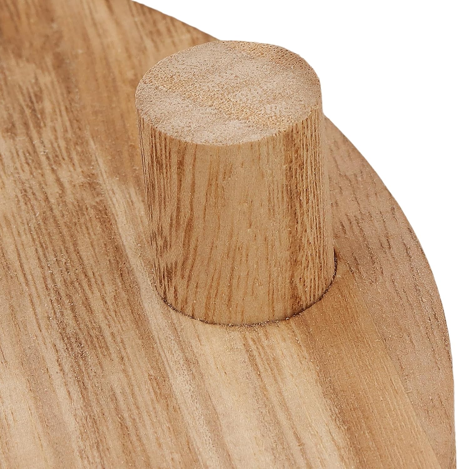 Round Wooden Pedestal Stand for Dessert Display / Set of 4