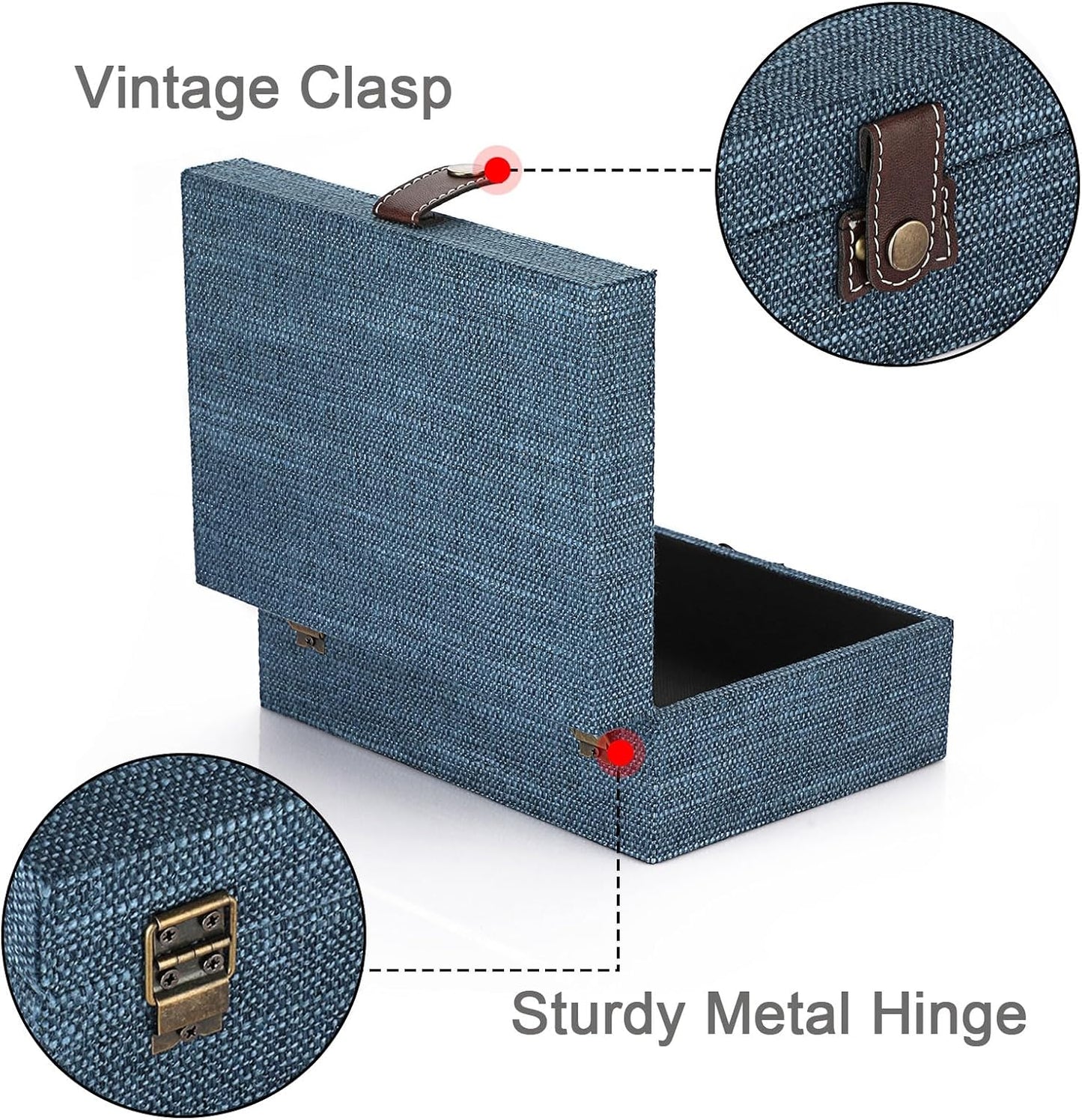 Wooden Decorative Box / Small / Blue
