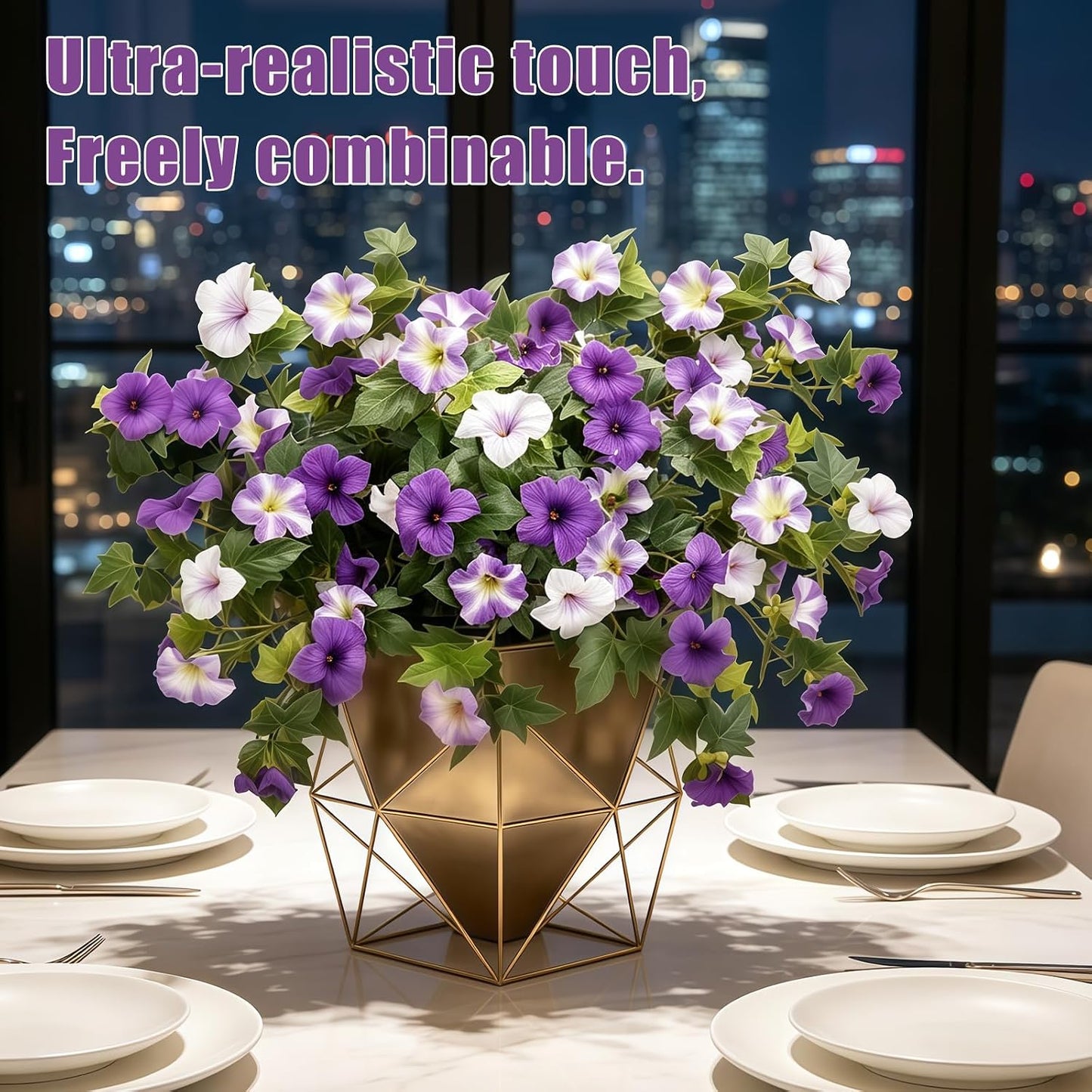 Artificial Flowers / UV Resistant fake Plants Flowers Bundles