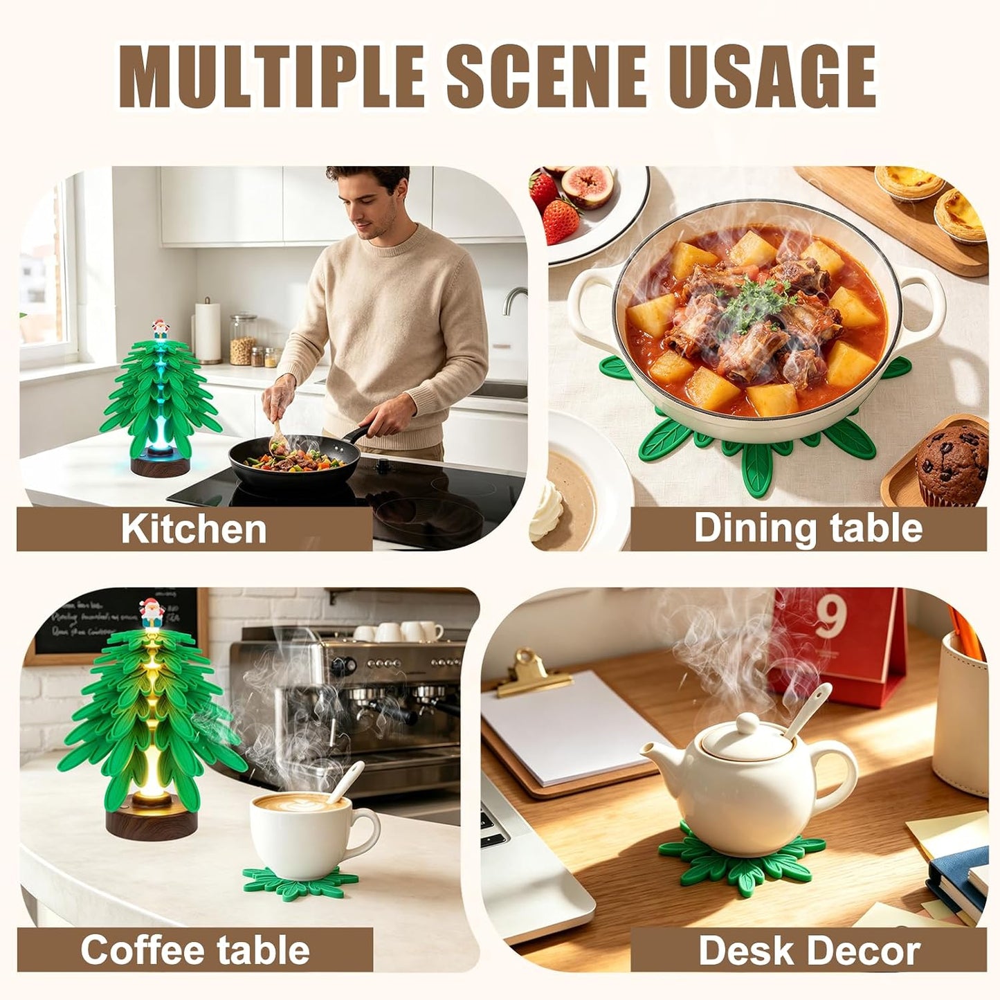 Heat Resistant Coaster Set