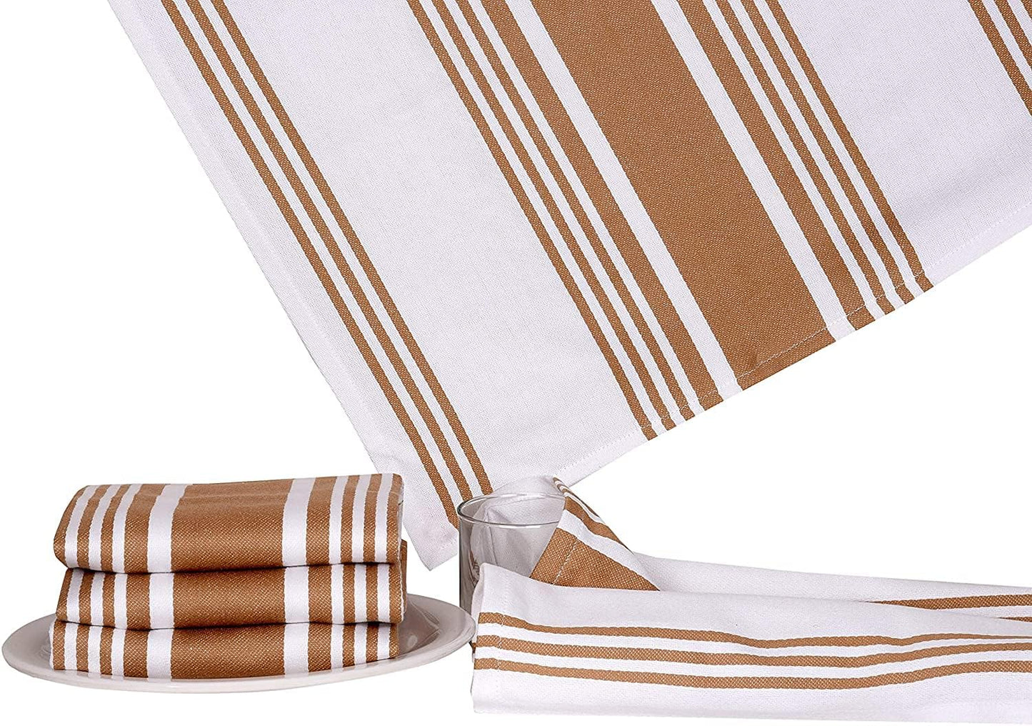 Urban Villa Kitchen Towels 100% Cotton Dish Towels for Kitchen (Set of 6)20”x30” Dish Cloths Highly Absorbent Kitchen