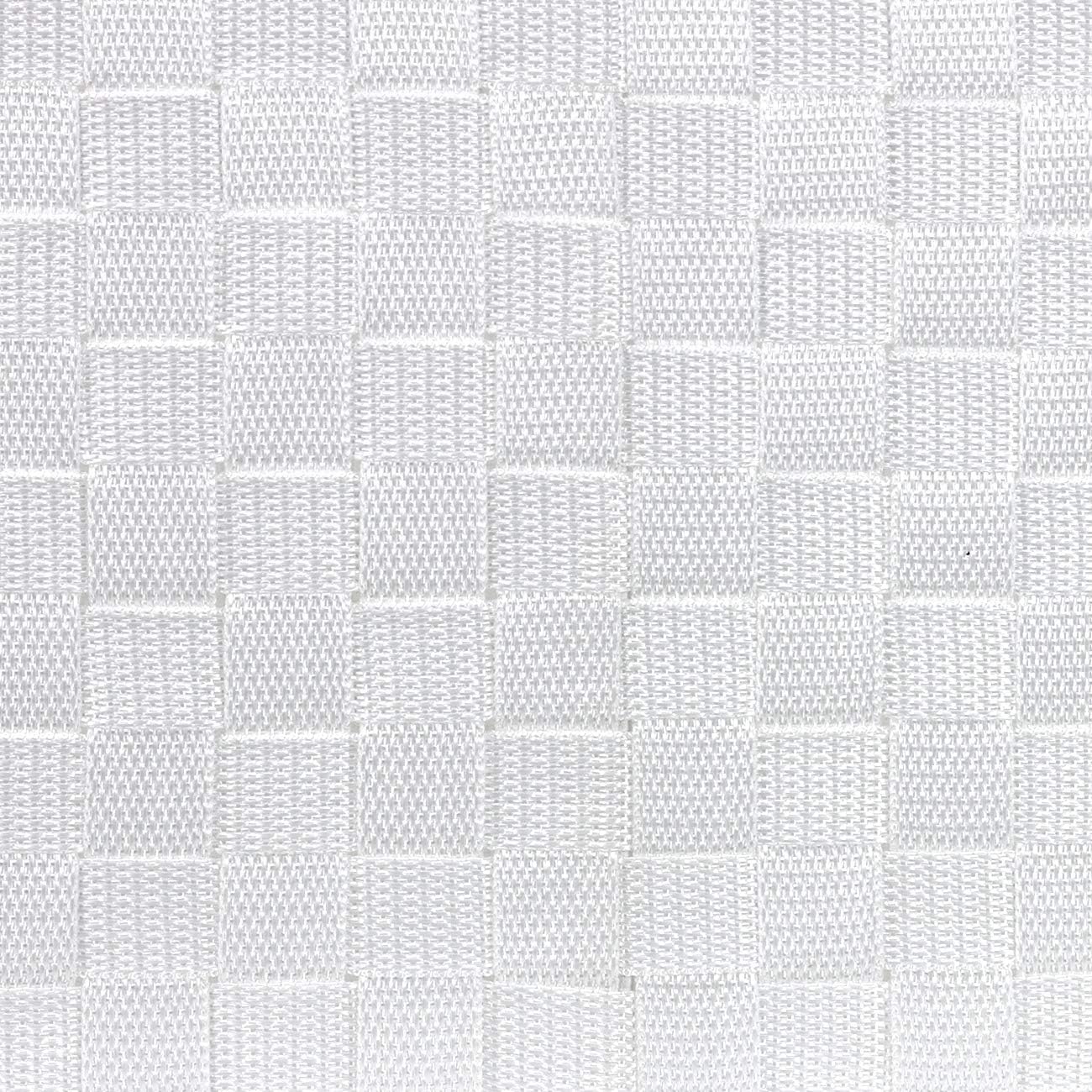 Linen Closet Organizers and Storage / Woven Lid Baskets - White / Set of 3