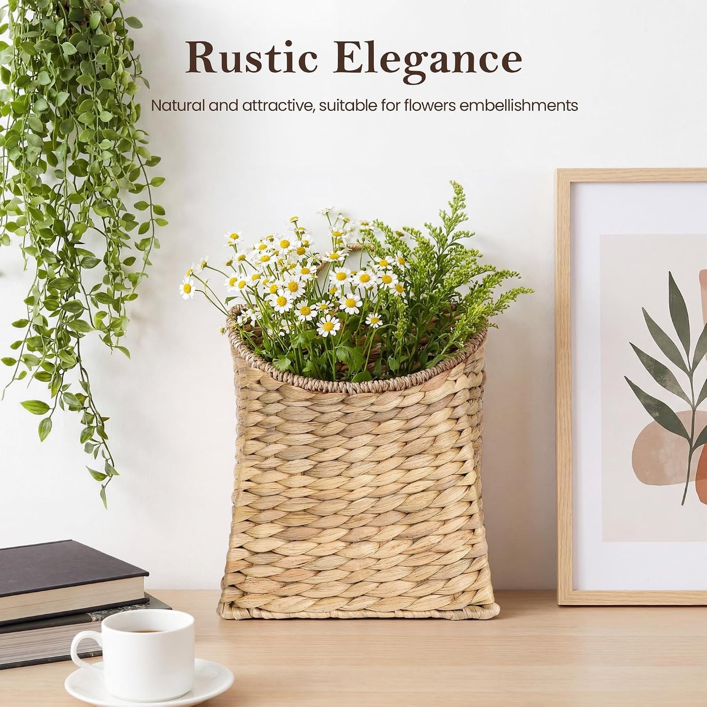 Woven Hanging Basket / Natural
