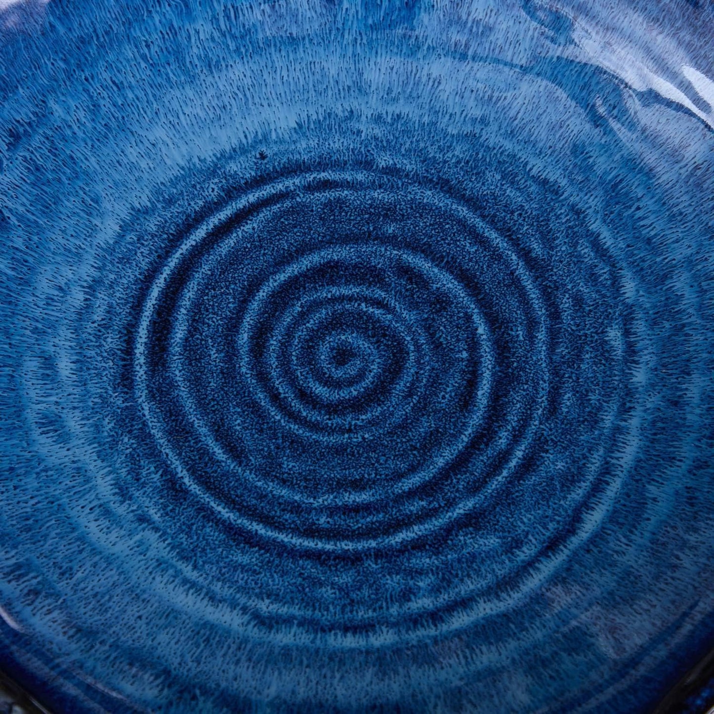 Large Ceramic Decorative Bowl / Blue