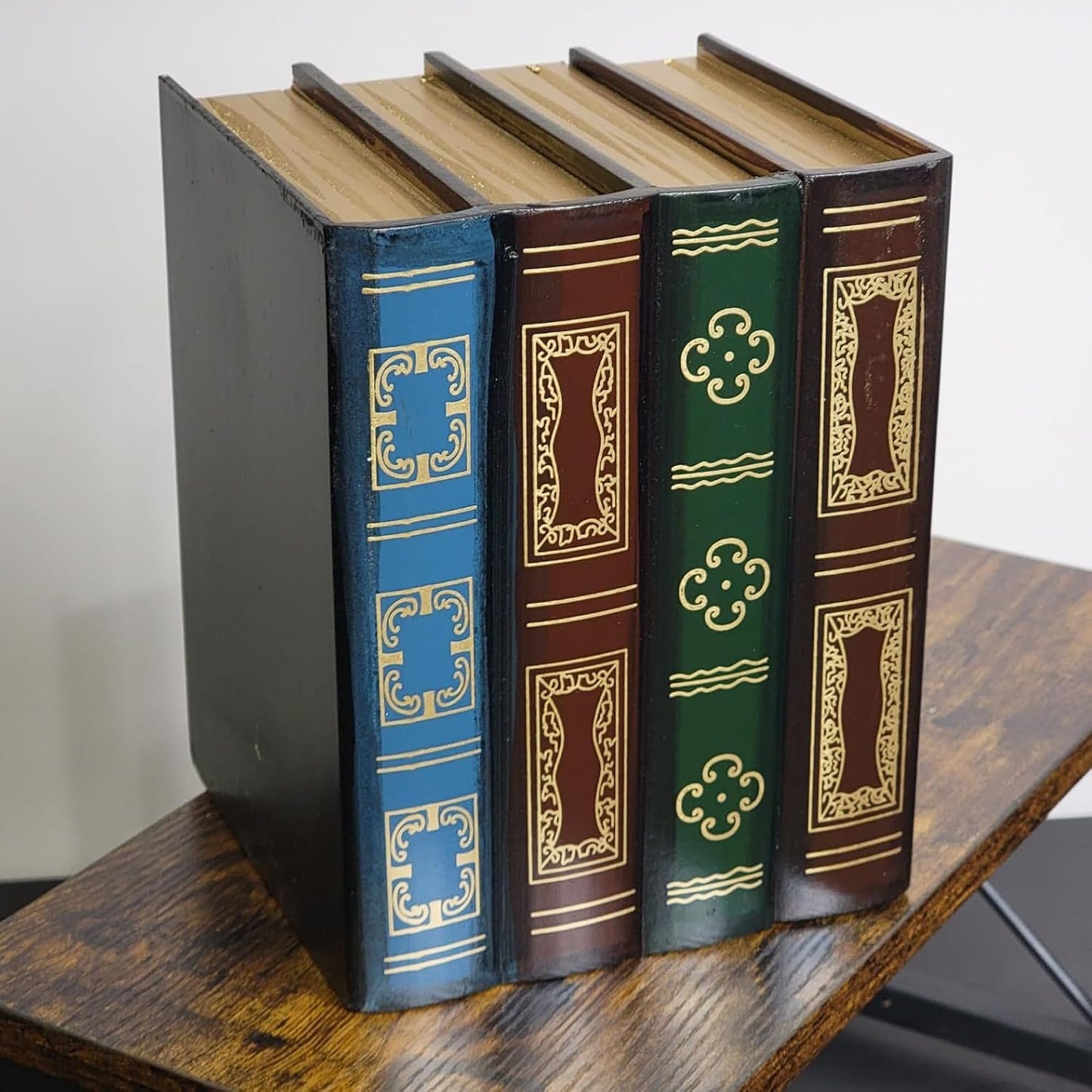 Wooden Book Shaped Boxes / B
