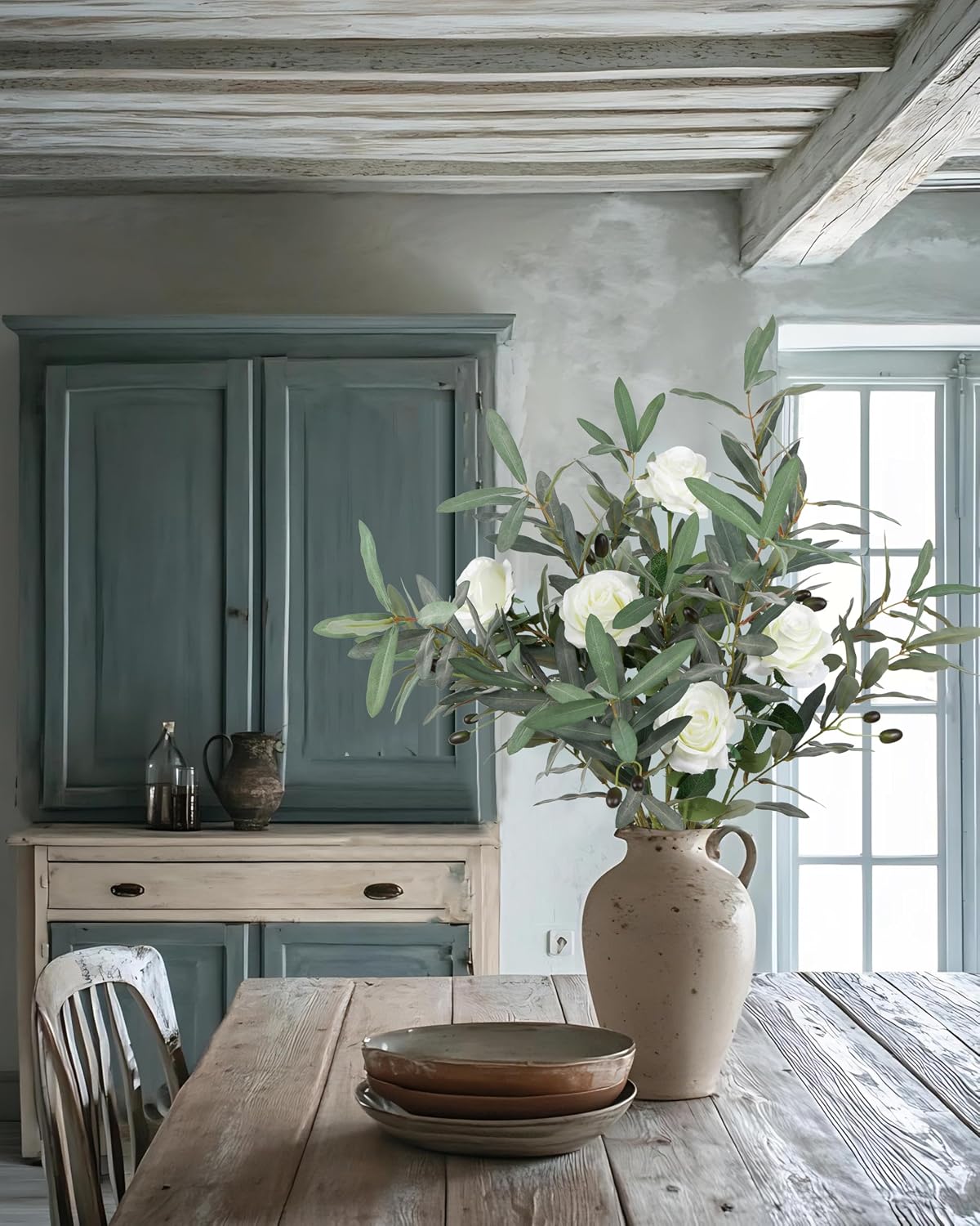 Artificial Olive Branches / 35 Inch / Set of 5