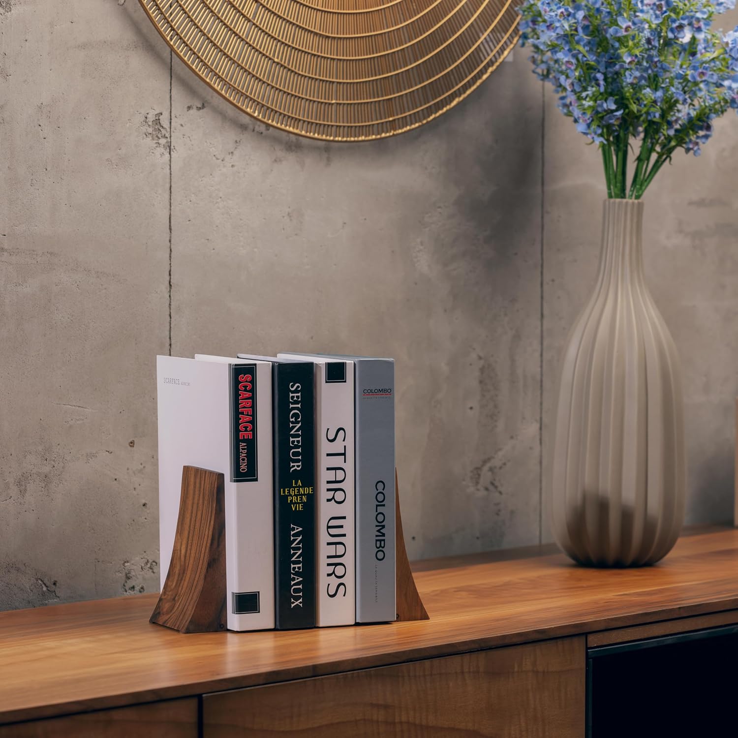 Walnut Wood Book Ends / Seamless