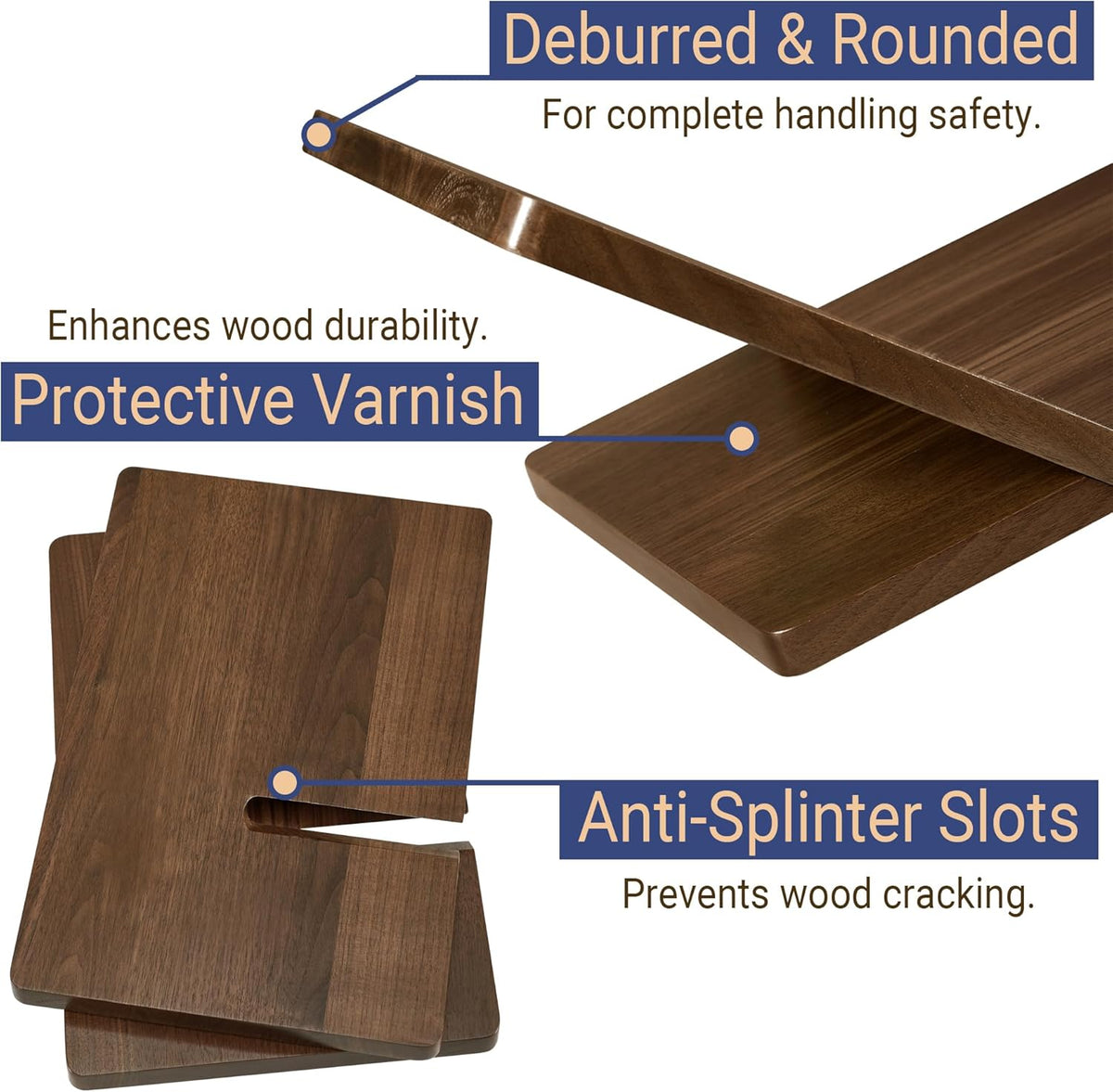 Solid Wooden Book Stand 16" x 9.5" x 6" Extra Large Display Stand | Open Book Holder Stand, Wood Book Display Stand for