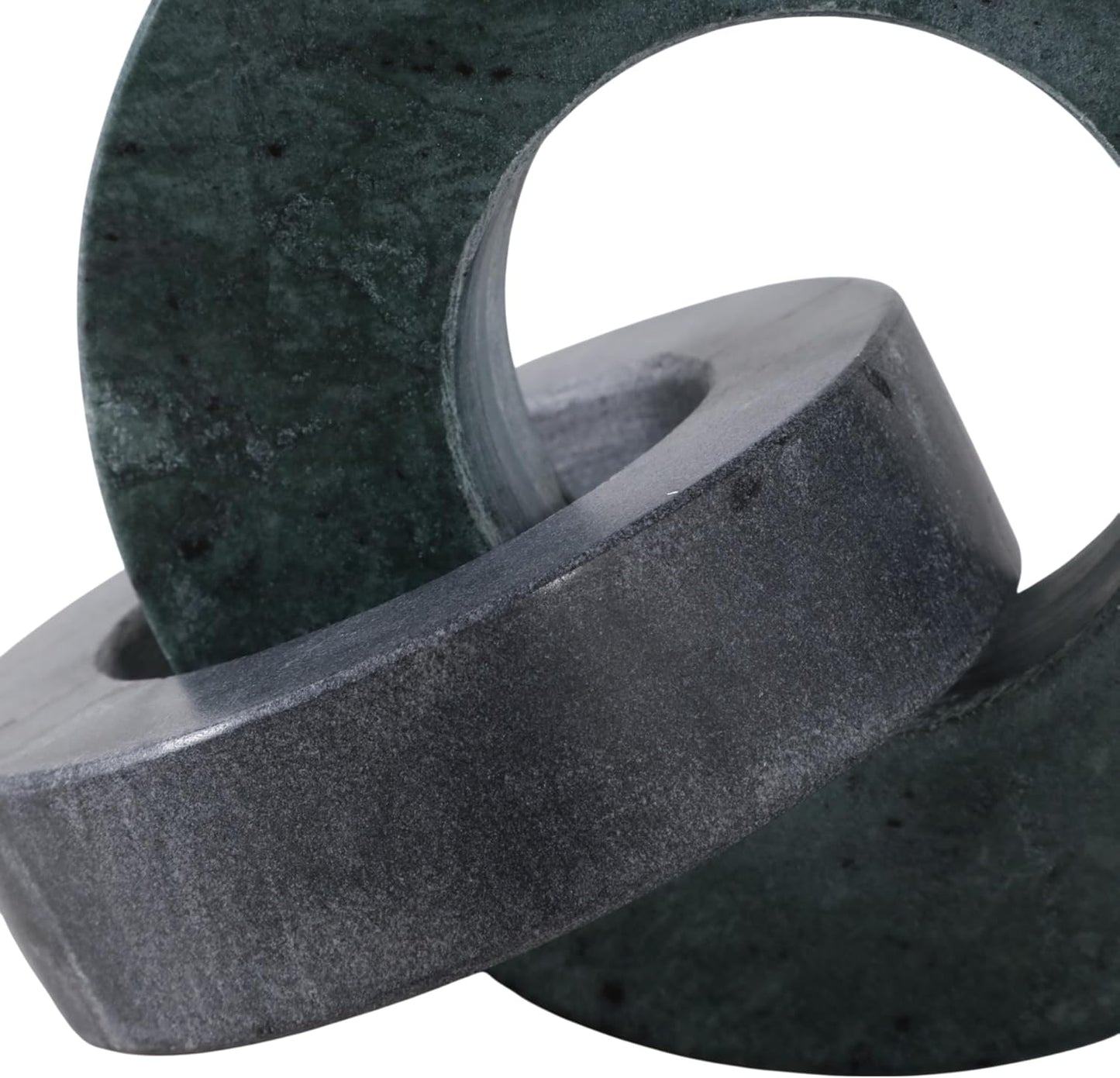 Modern Shelf Sculpture and Office Accents / 6.0" H / Green