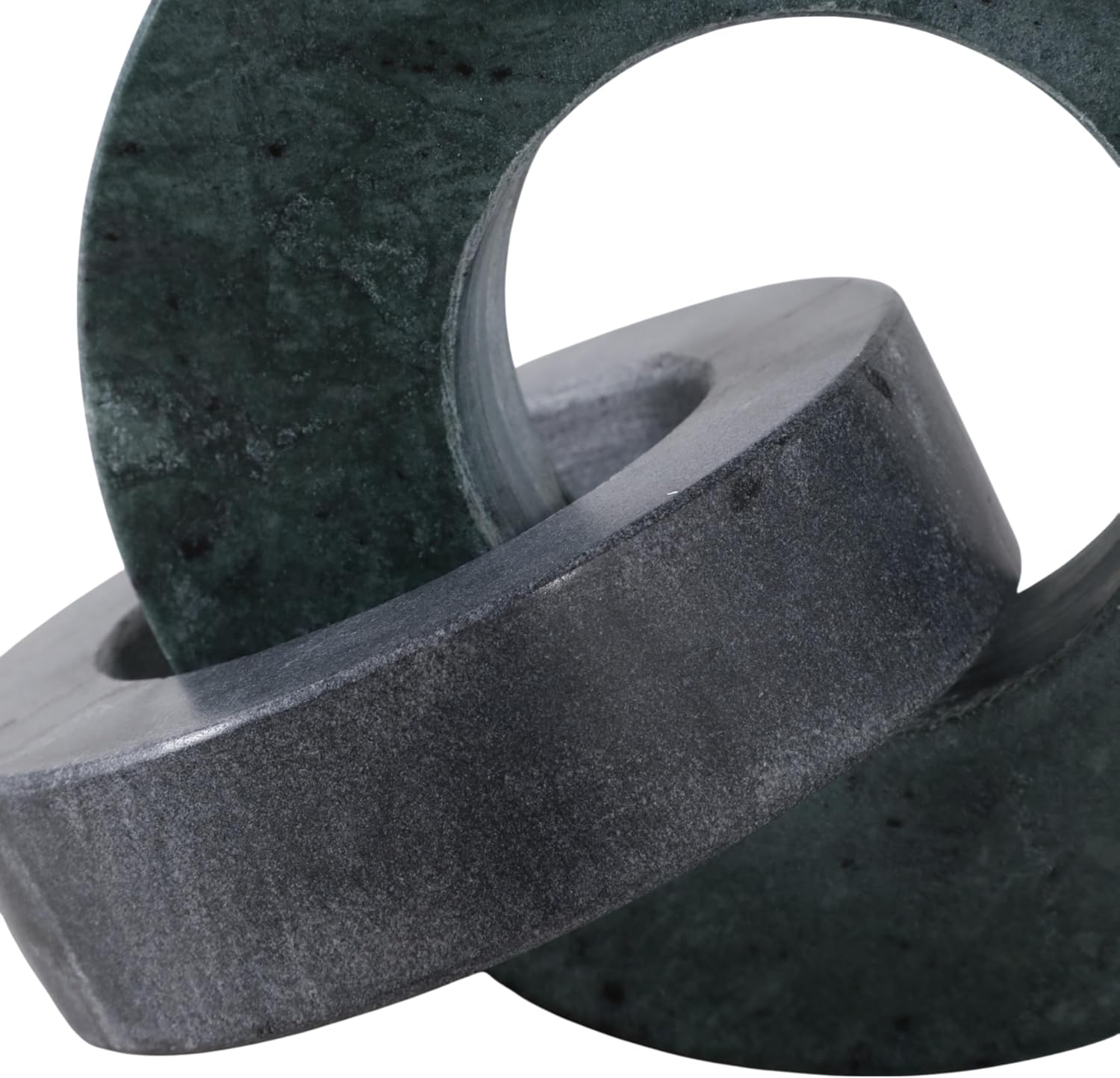 Modern Shelf Sculpture and Office Accents / 6.0" H / Green