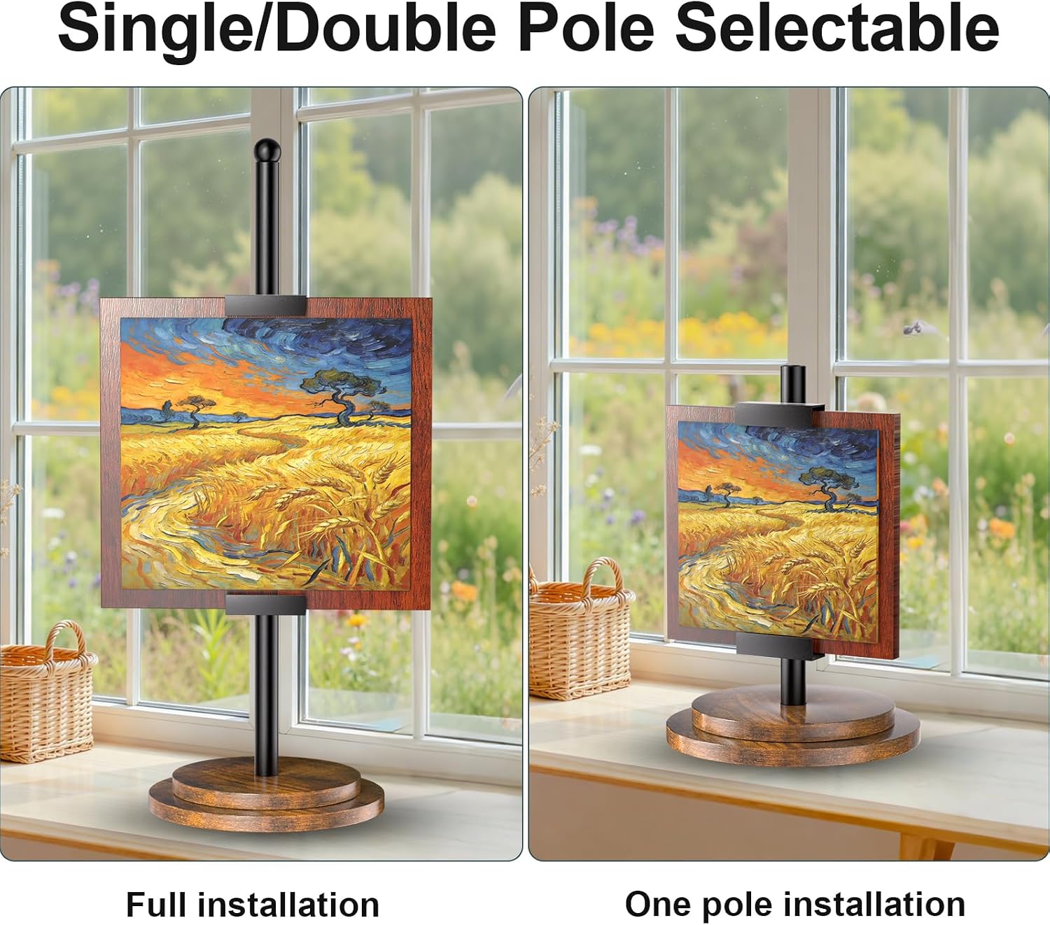 Adjustable Tabletop Easel Stand / Black