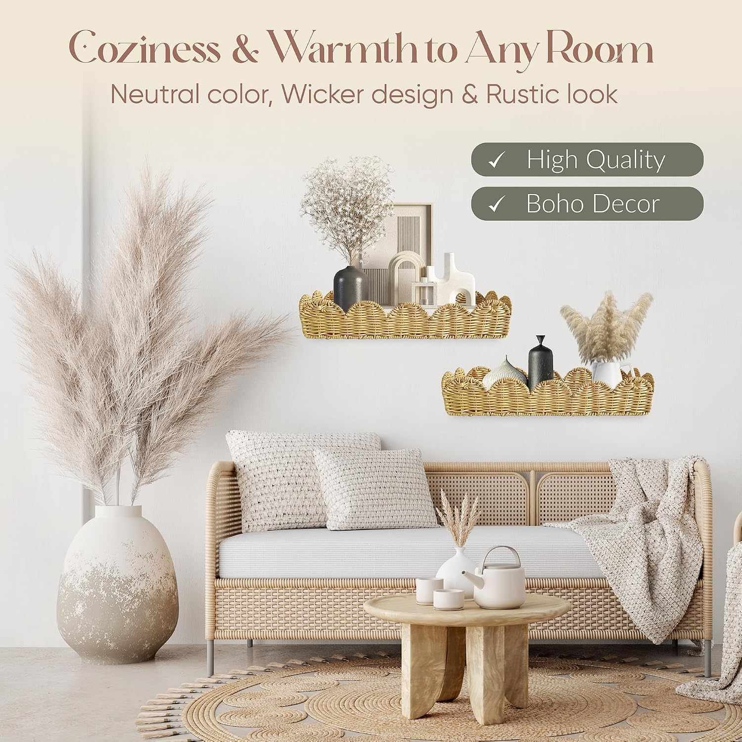 Rattan Nursery Book Shelf
