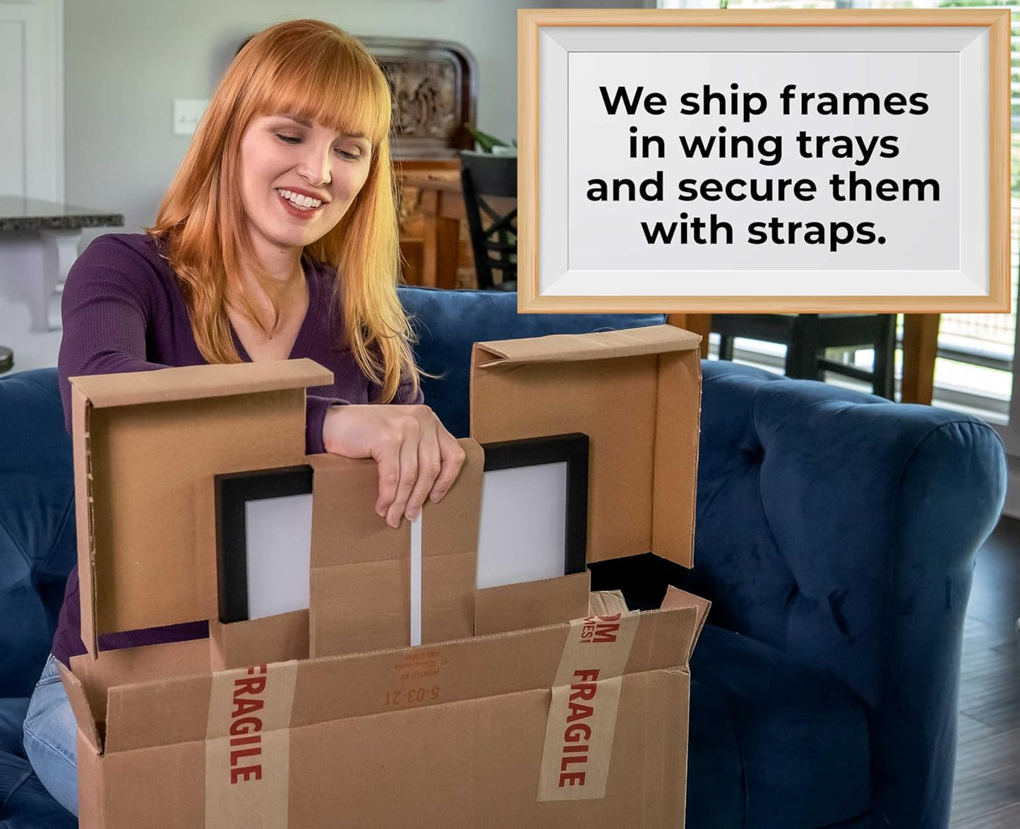 16x20 Shadow Box Black Solid Wood Frames Depth of 3/4" Includes UV Acrylic Plexiglass, Acid Free Backing and Hanging