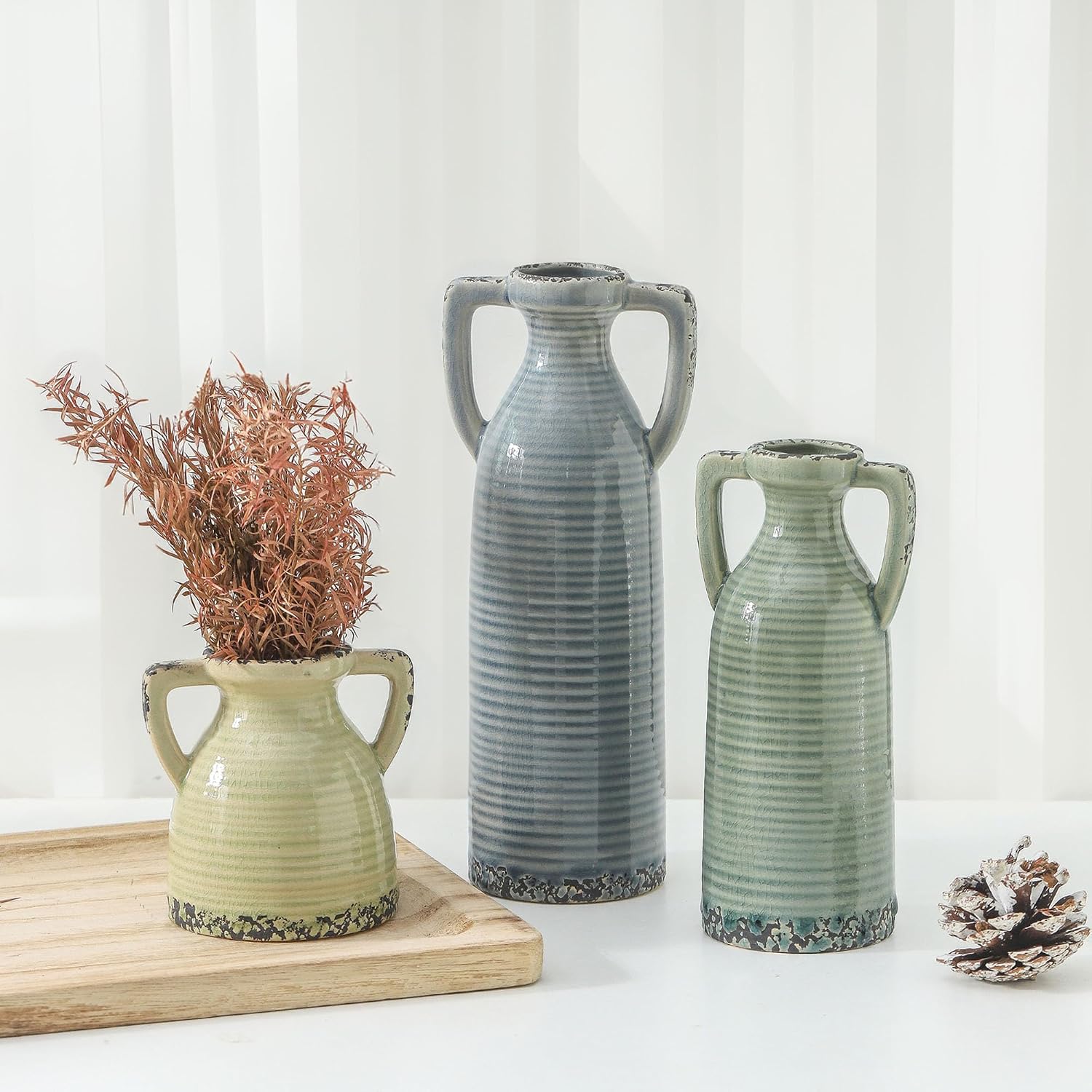 Farmhouse Vase Set for Modern Decoration / Set of 105