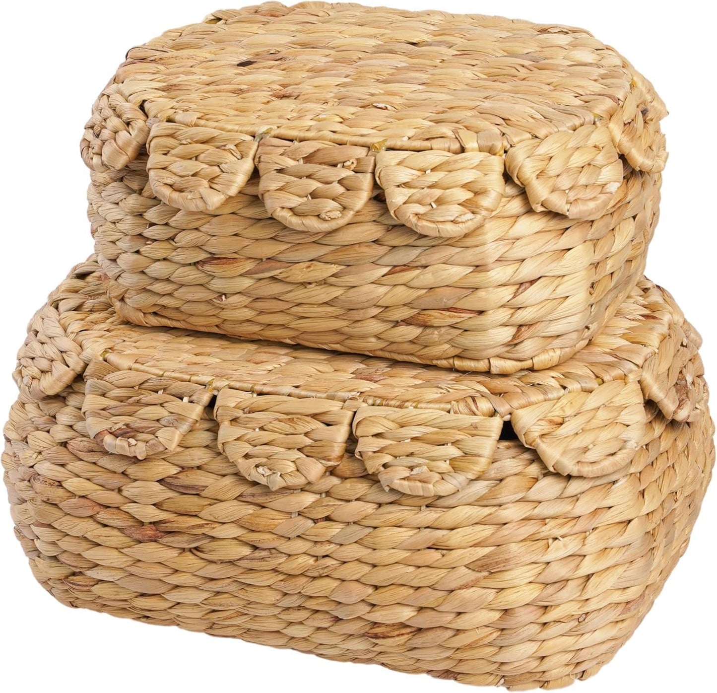 Boho Rattan Basket / Set of 2