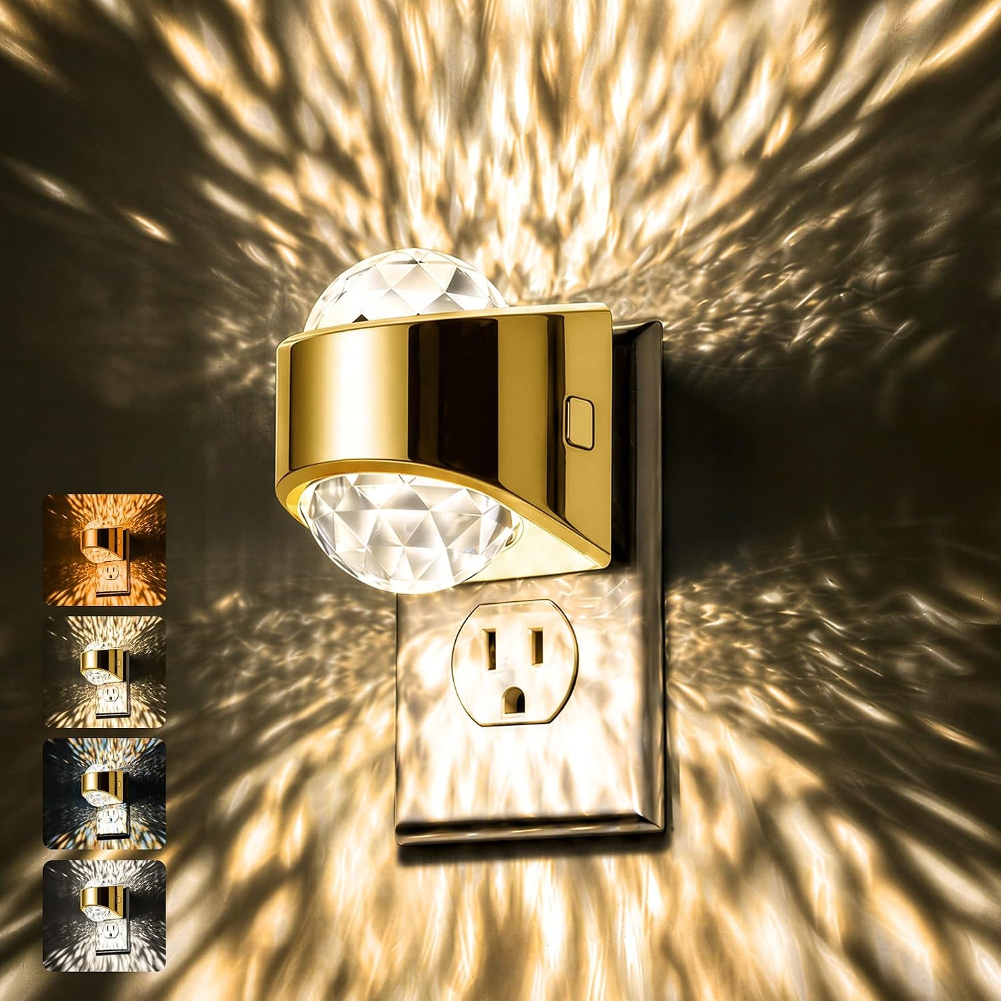 Briignite Night Light Plug into Wall, Color Changing Night Light for Kids