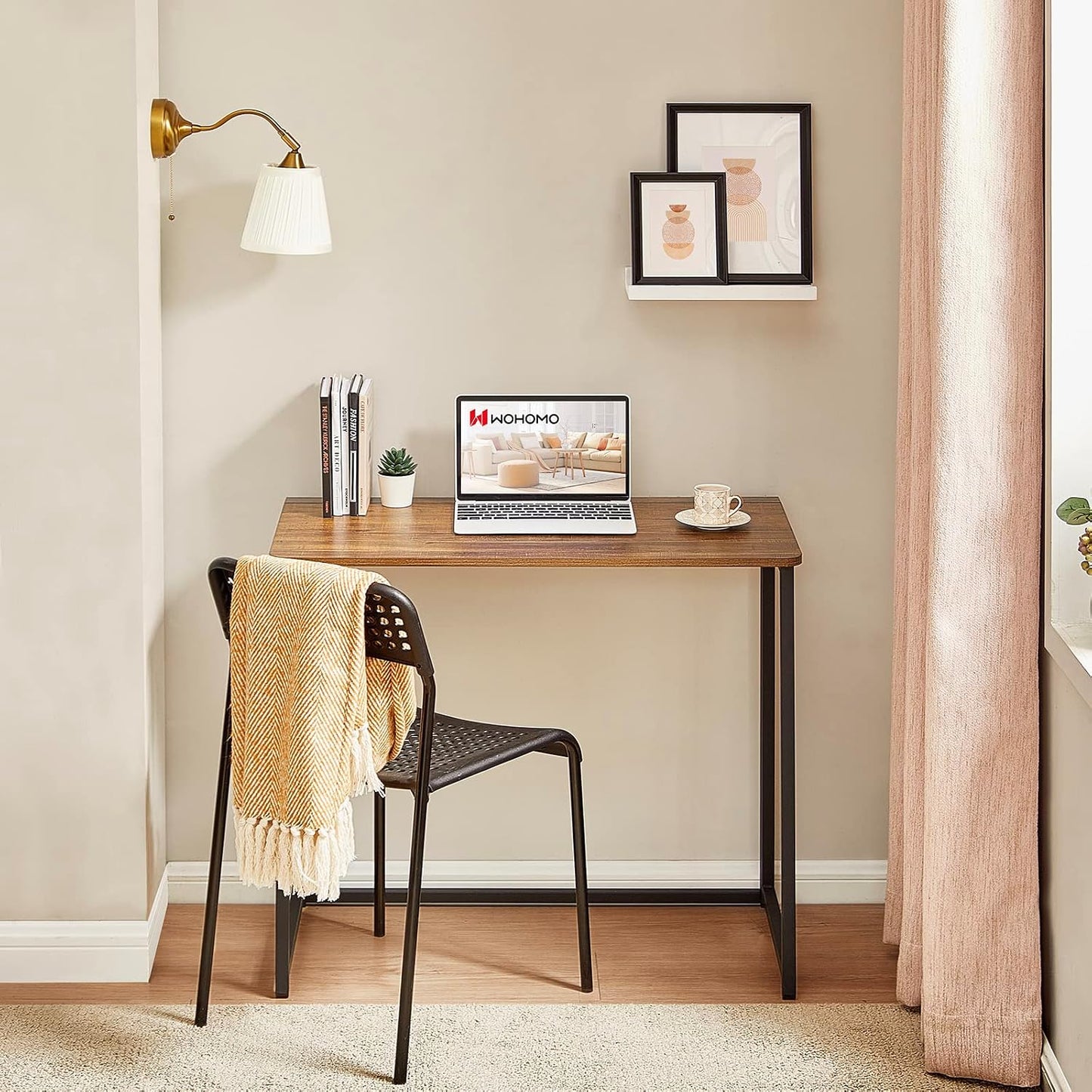 Foldable Computer Desks / 31.5 x 15.7 / Small Size / Brown