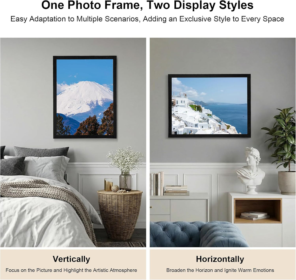 HOUSE DAY 3 Pack Poster Frames 18 x 24 Wood and Polished Plexiglass 18x24 Frame without Mat or 16x20 with Mat