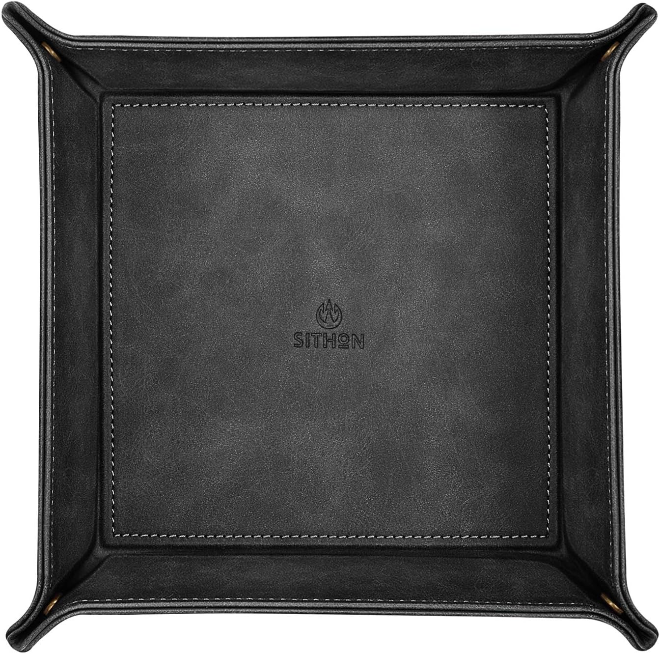 Valet Tray Desktop Storage Organizer / Black