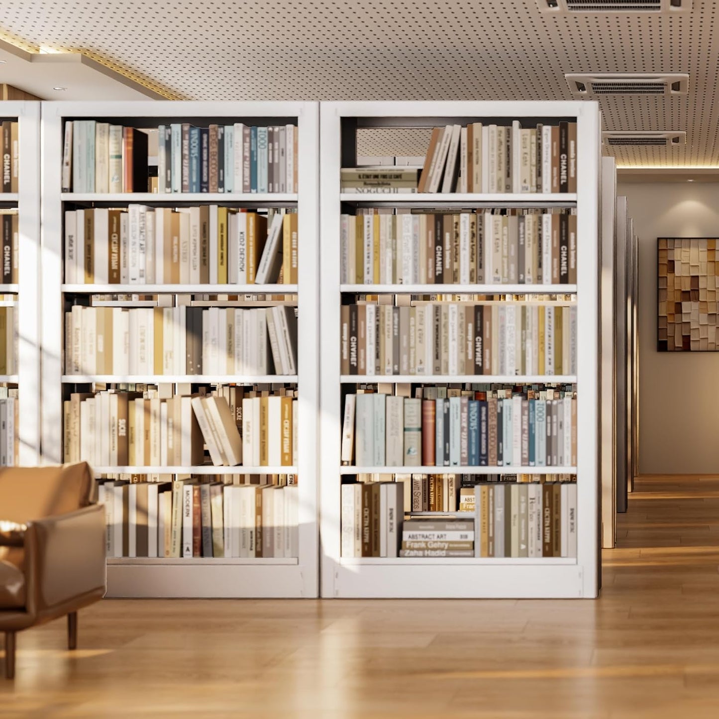 Heavy Duty Book / 37.4" Wide / White