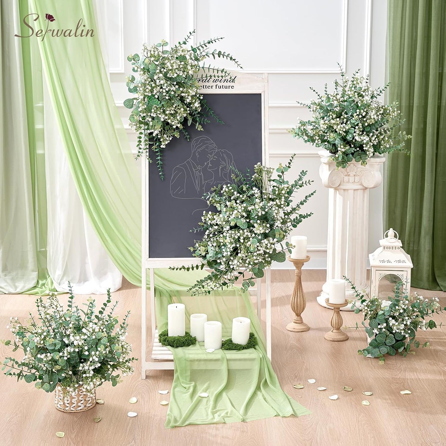 Babys Breath Artificial Flowers Bulk / Set of 100