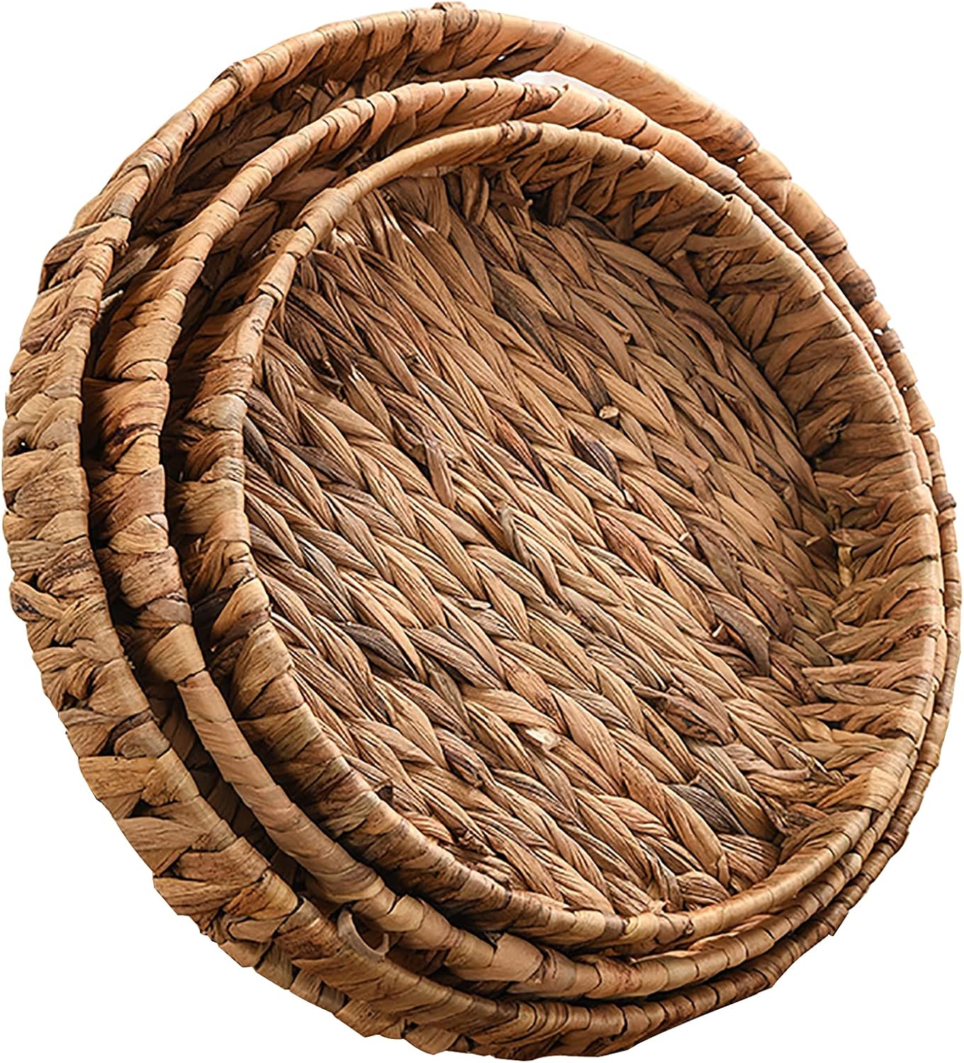 Hand Woven Coffee Table Tray / Set of 3
