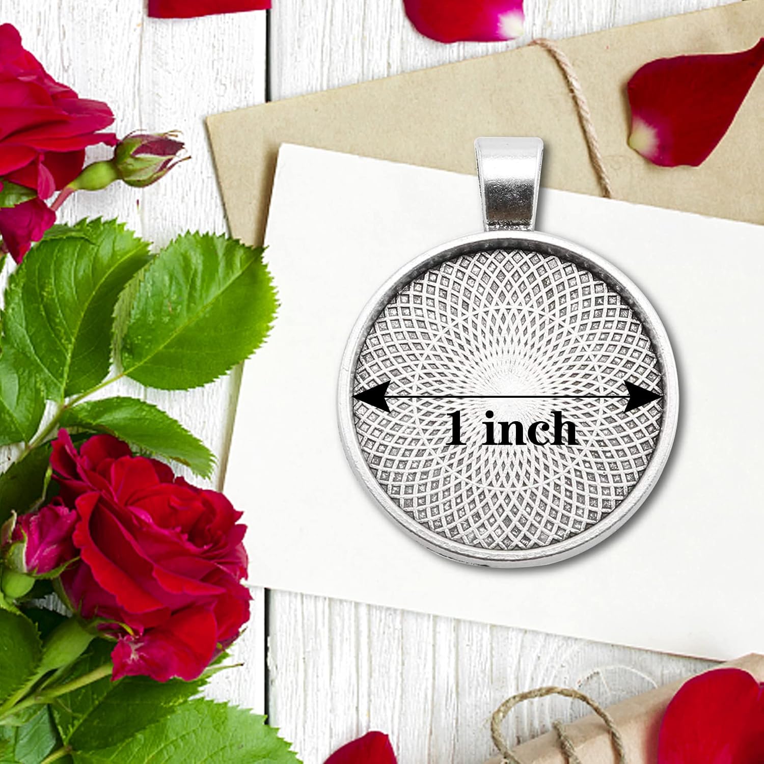 Pendant Trays / Alloy Tray Charms Bulk / Set of 120