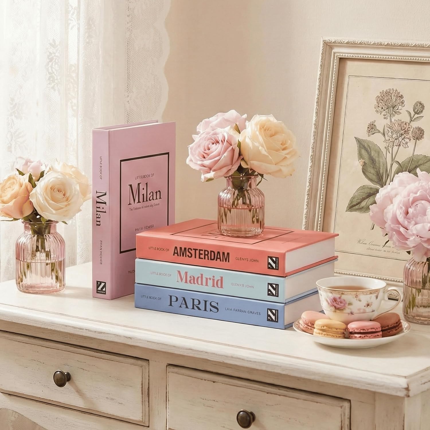 Not Real Books / Pastel_medium / Set of 4