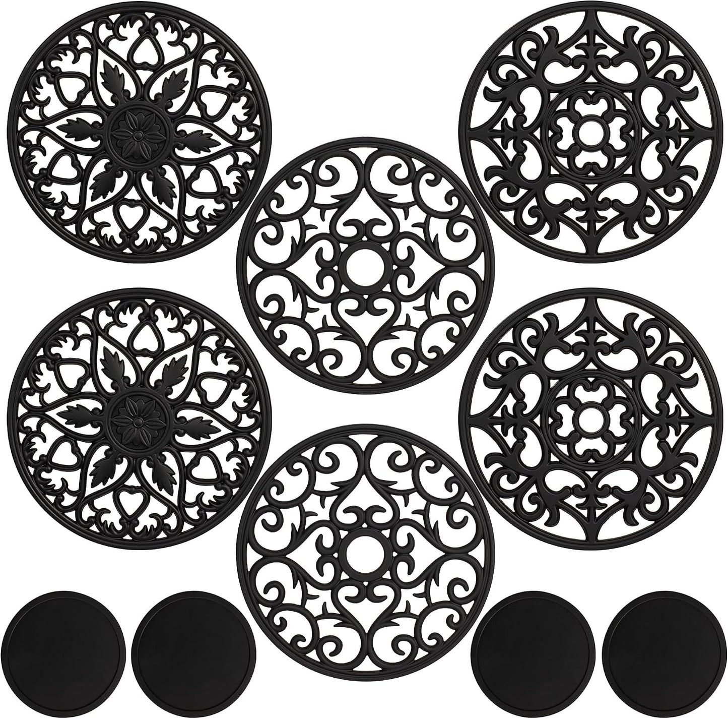 Pans and Dishes + 4 Coasters