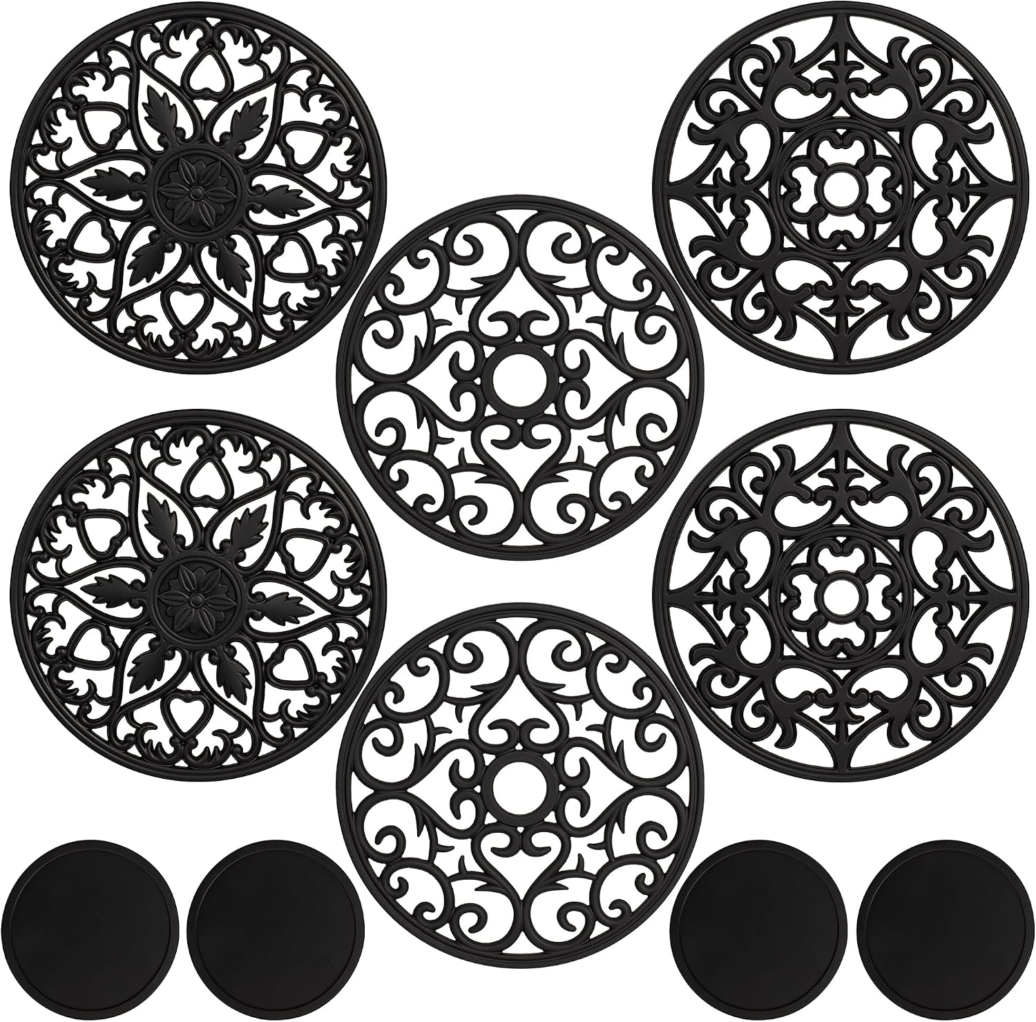 Pans and Dishes + 4 Coasters