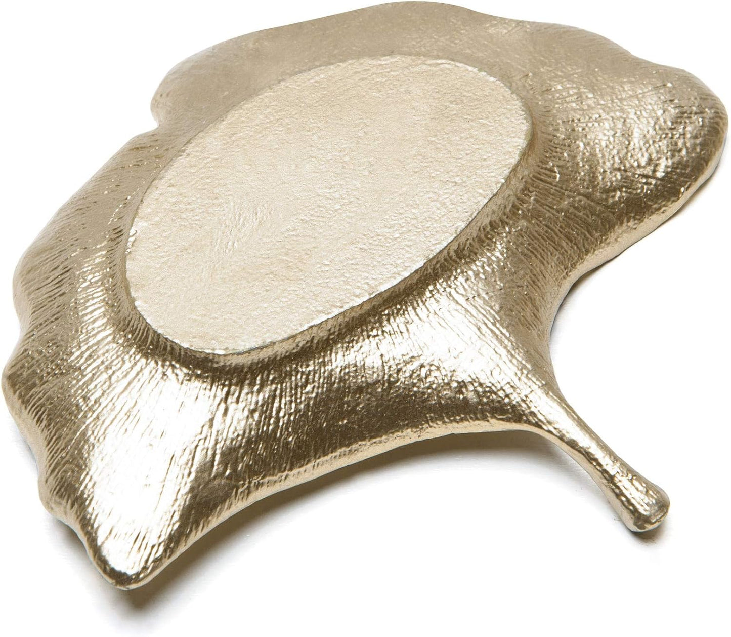 Jewelry Tray Ginkgo Leaf Trinket Dish Vintage Ring Holder Bowl for Bracelet Earring Necklace / Gold