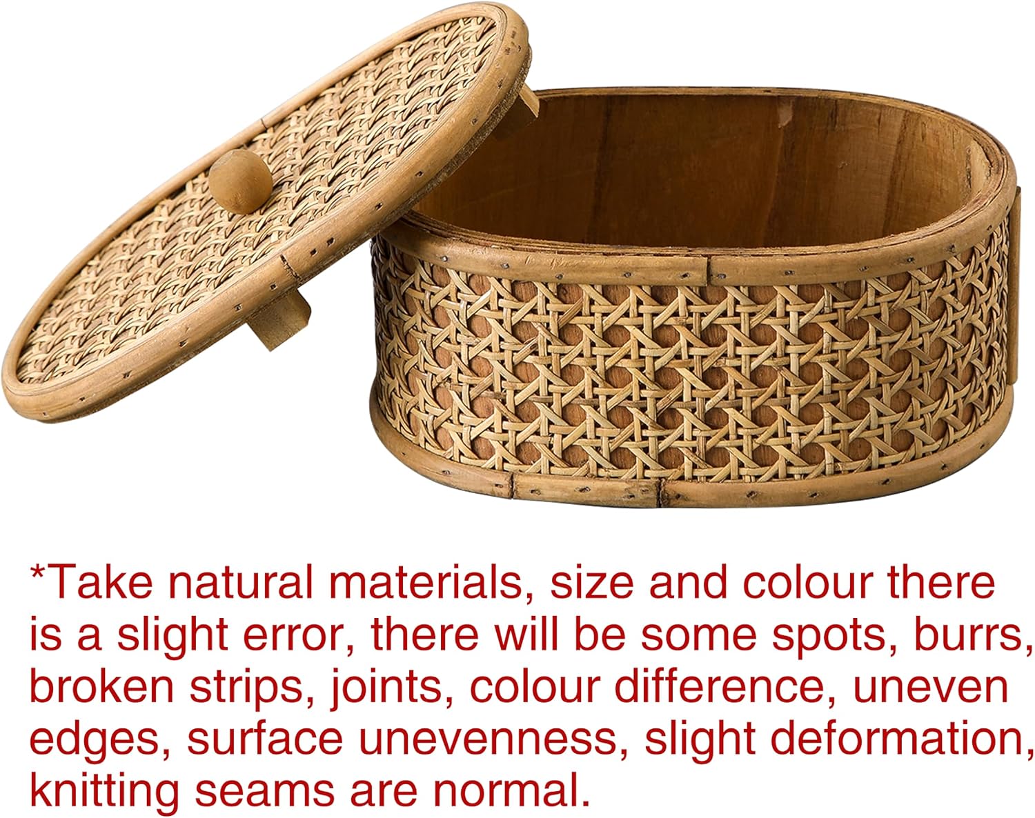 Hand-Woven Display Boxes for Organizing Jewelry / Classic Brown