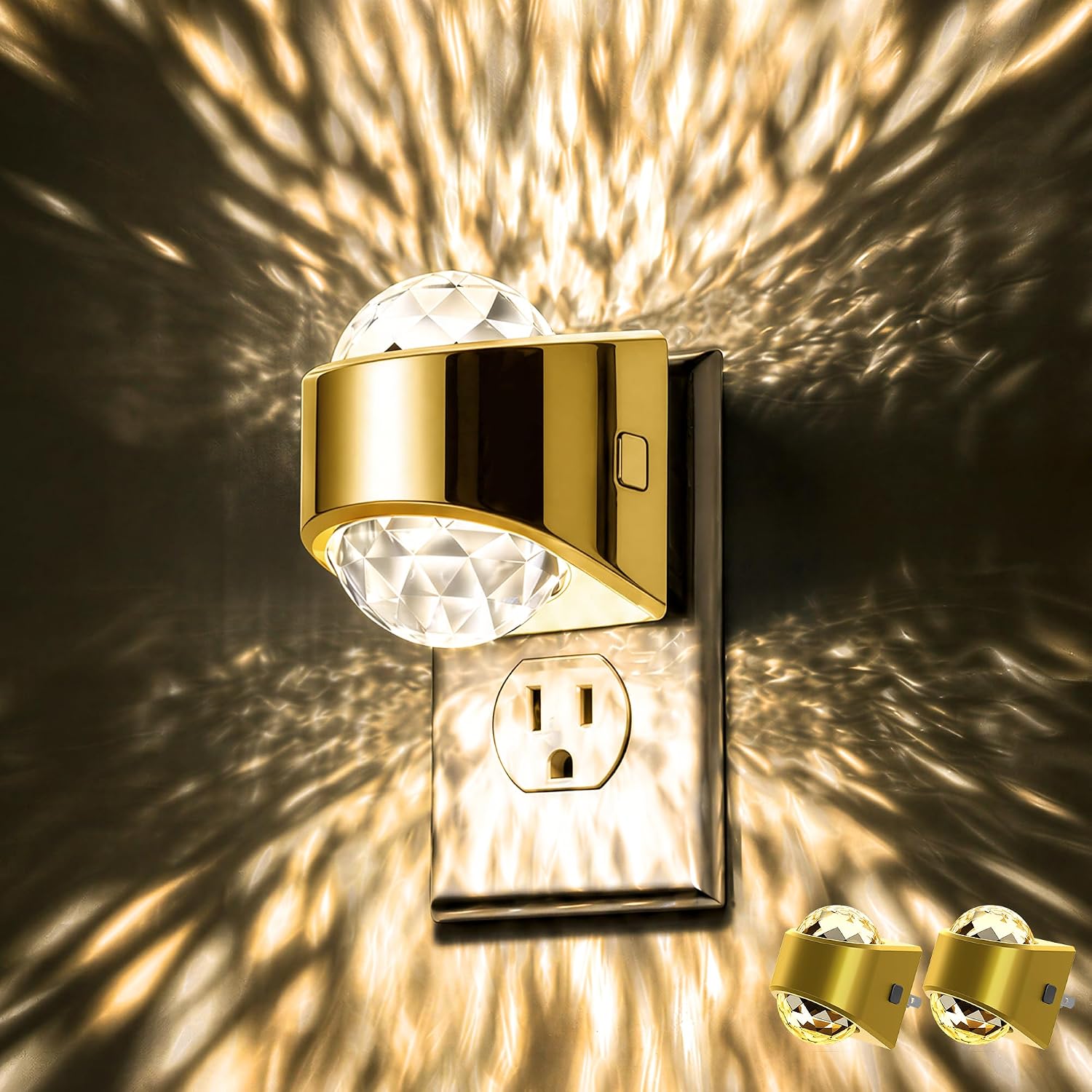 Briignite Night Light Plug into Wall, Color Changing Night Light for Kids