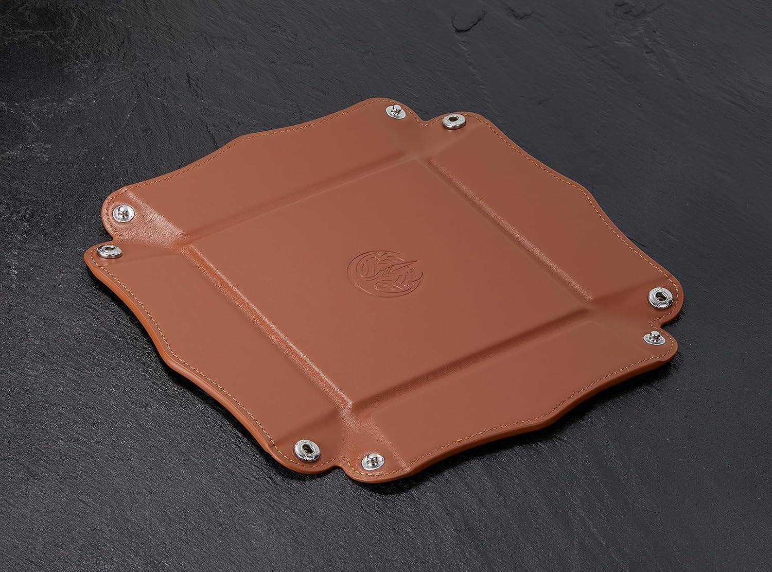 Jewelry Tray / Travel Valet Tray / Light Brown_s / Brown