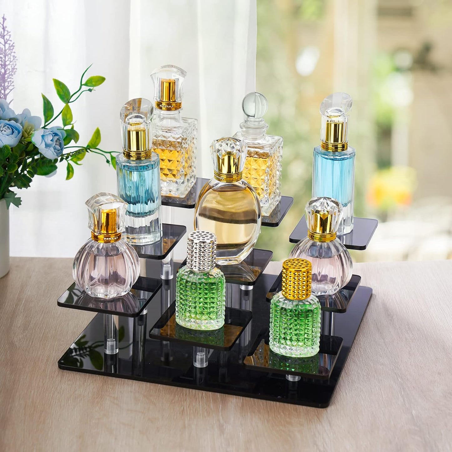 Acrylic Display Stand for Mini Lego Sets Party Favors and Mini LEGO Botanical Collection / Black