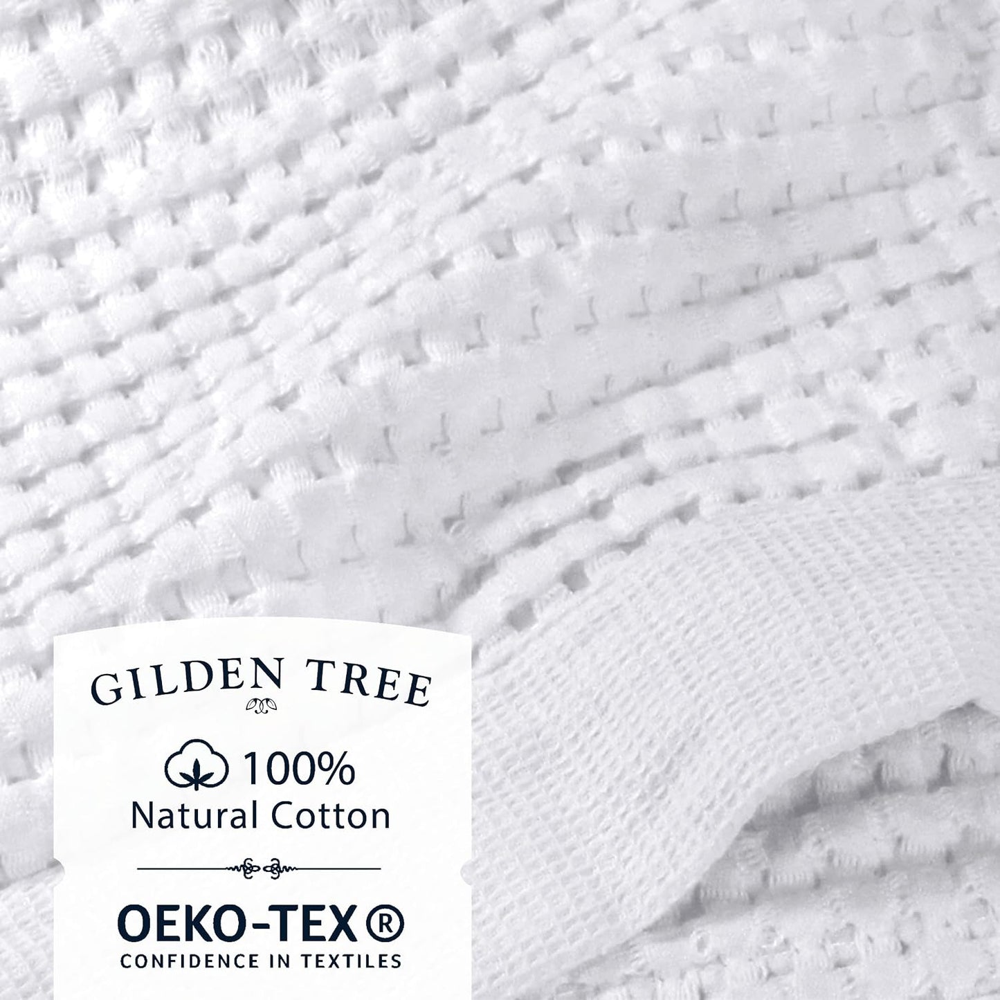 GILDEN TREE Waffle Bath Sheet Quick Dry Towel, Thin Luxury Bath Towels, Bath Sheets 40x80 Large Bath Towels, Modern