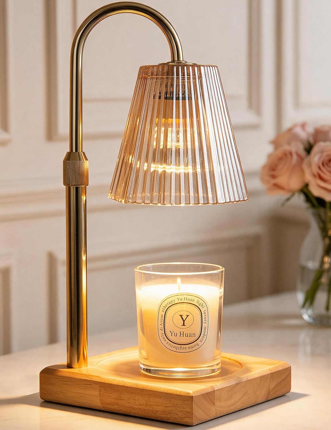 Candle Warmer Lamp Gold, Home Decor, Brithday Gifts for Women Mom
