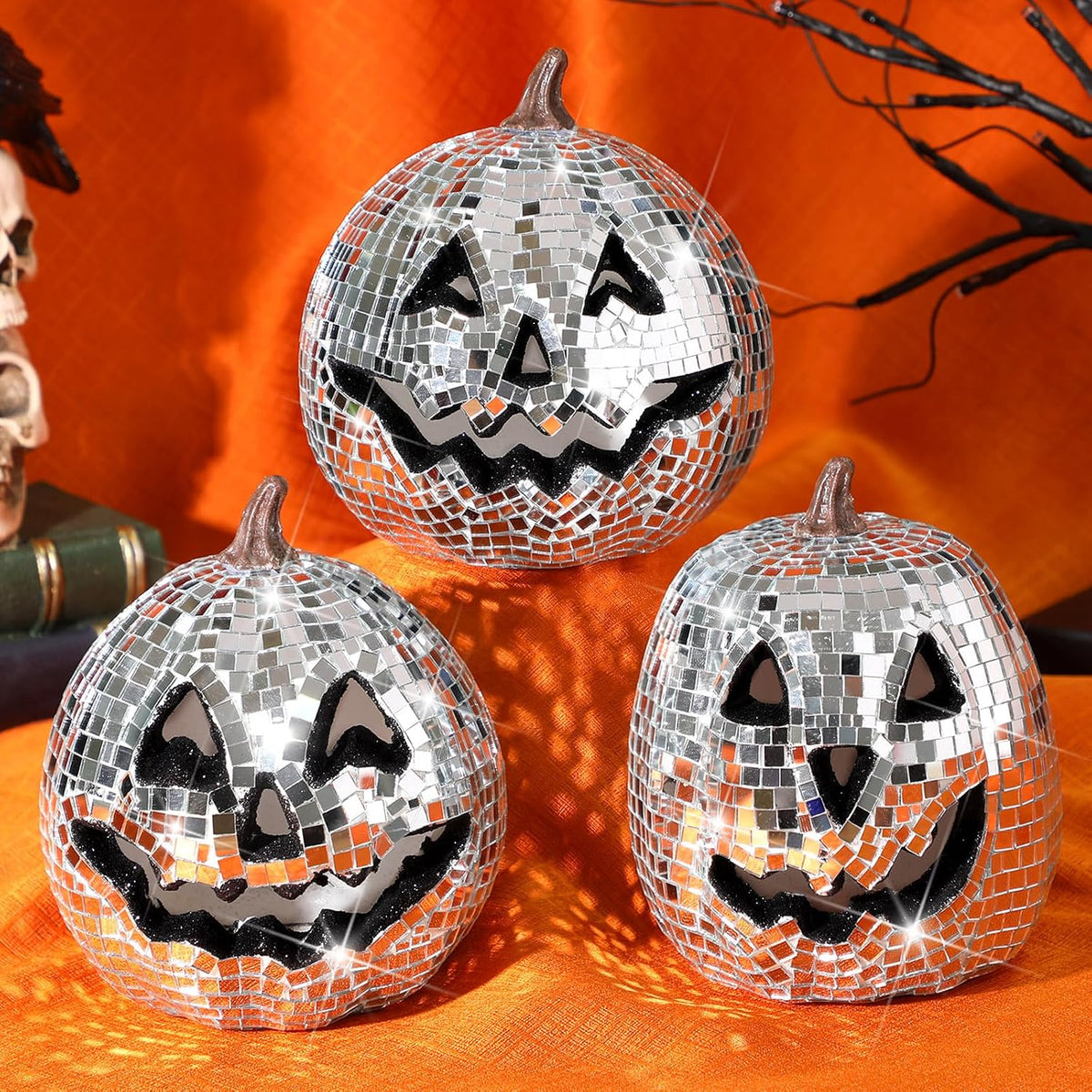 Simgoing 2 Pcs Halloween Coffee Bar Ghost Figurine Funny Ghost Table Decor