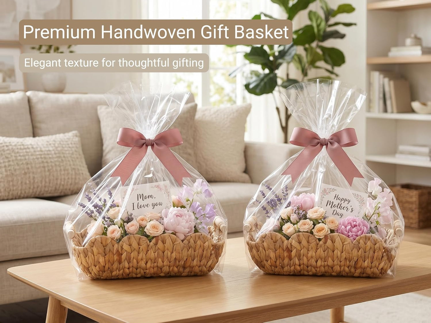 Wicker Basket for Gifts / Water Hyacinth