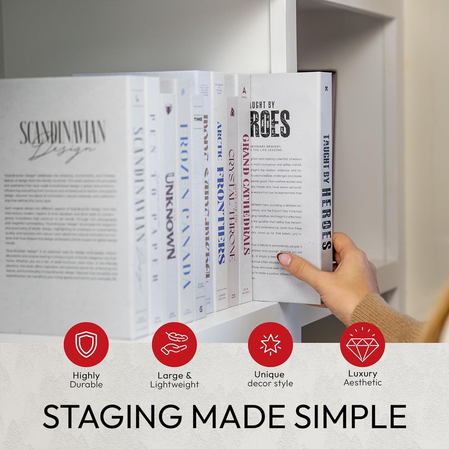 10 Book Set / White / 10 Books