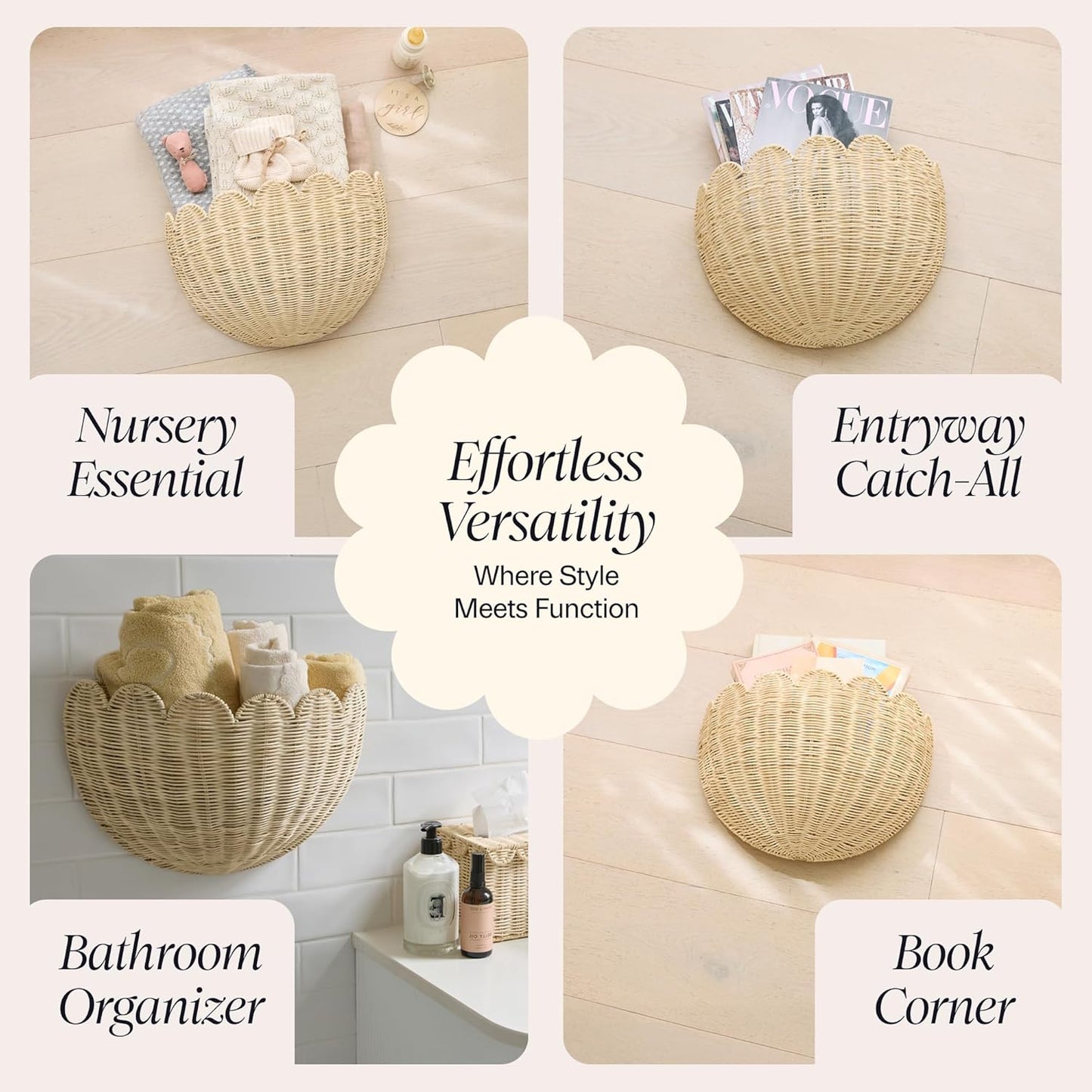 Hand Woven Basket / Natural