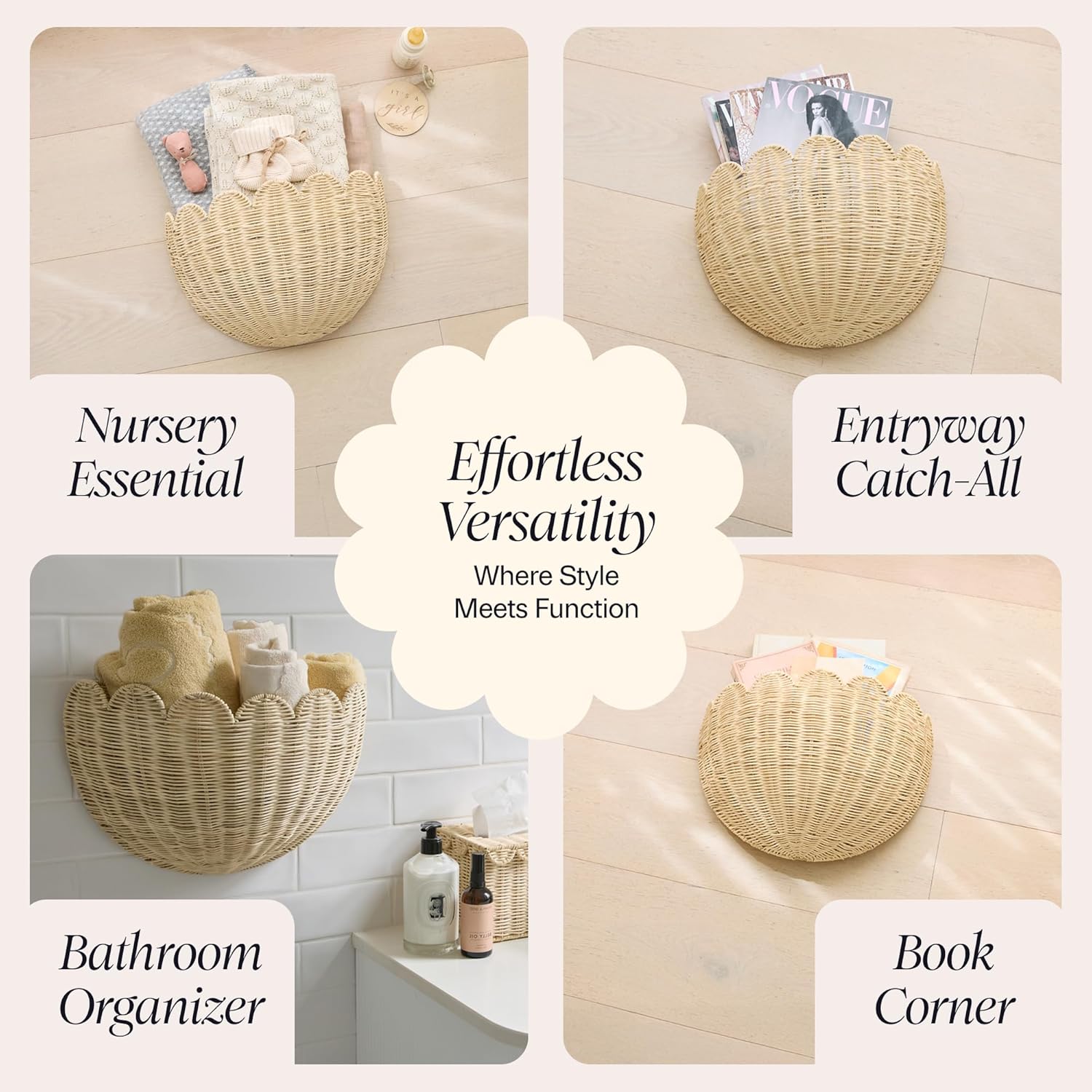 Hand Woven Basket / Natural